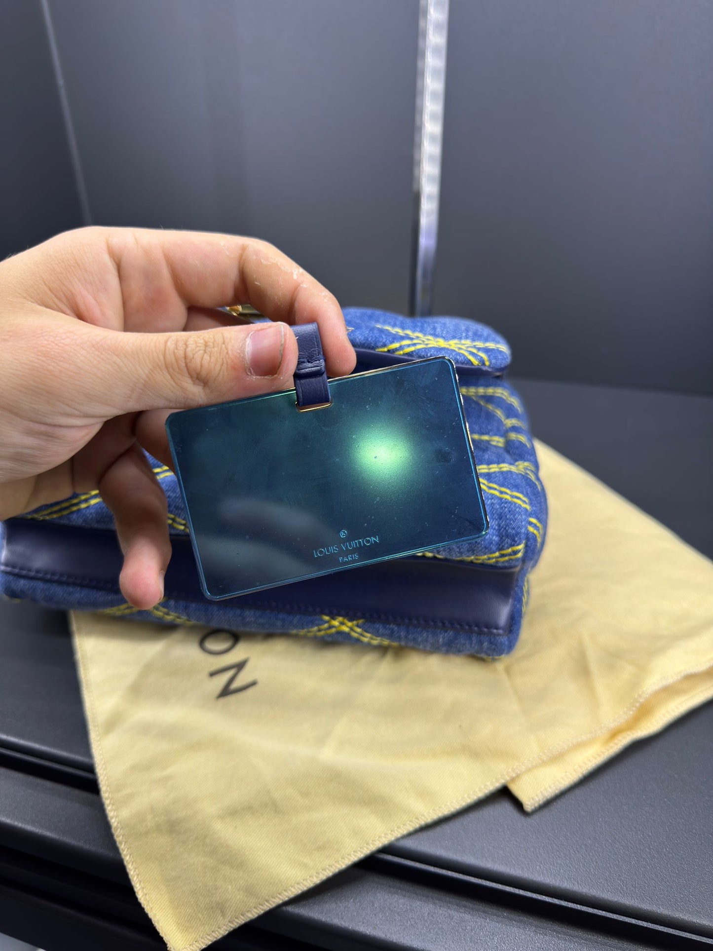 Louis Vuitton GO-14 PM Malletage Denim