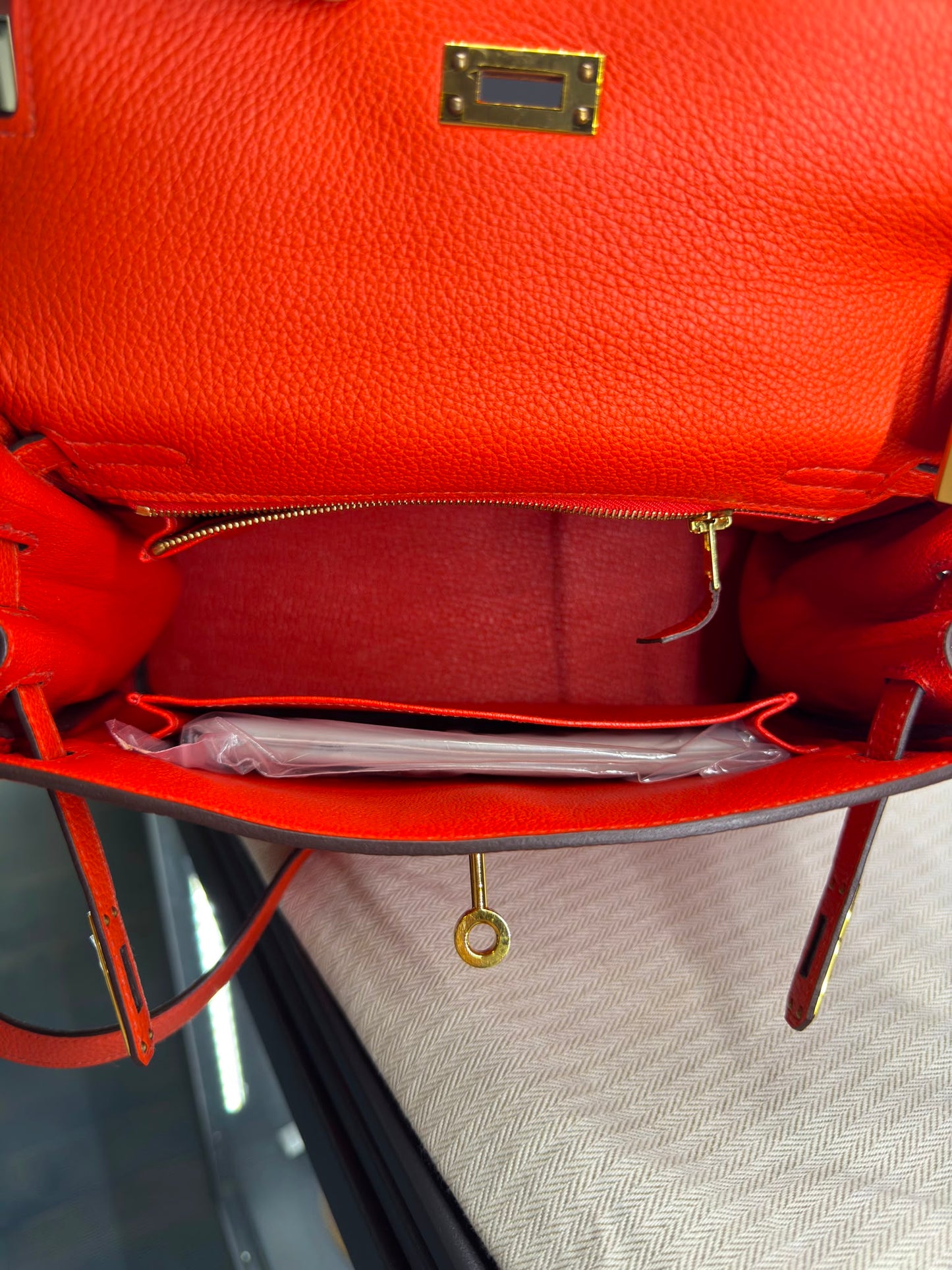 Hermès Kelly Sellier 25 in pelle Epsom
