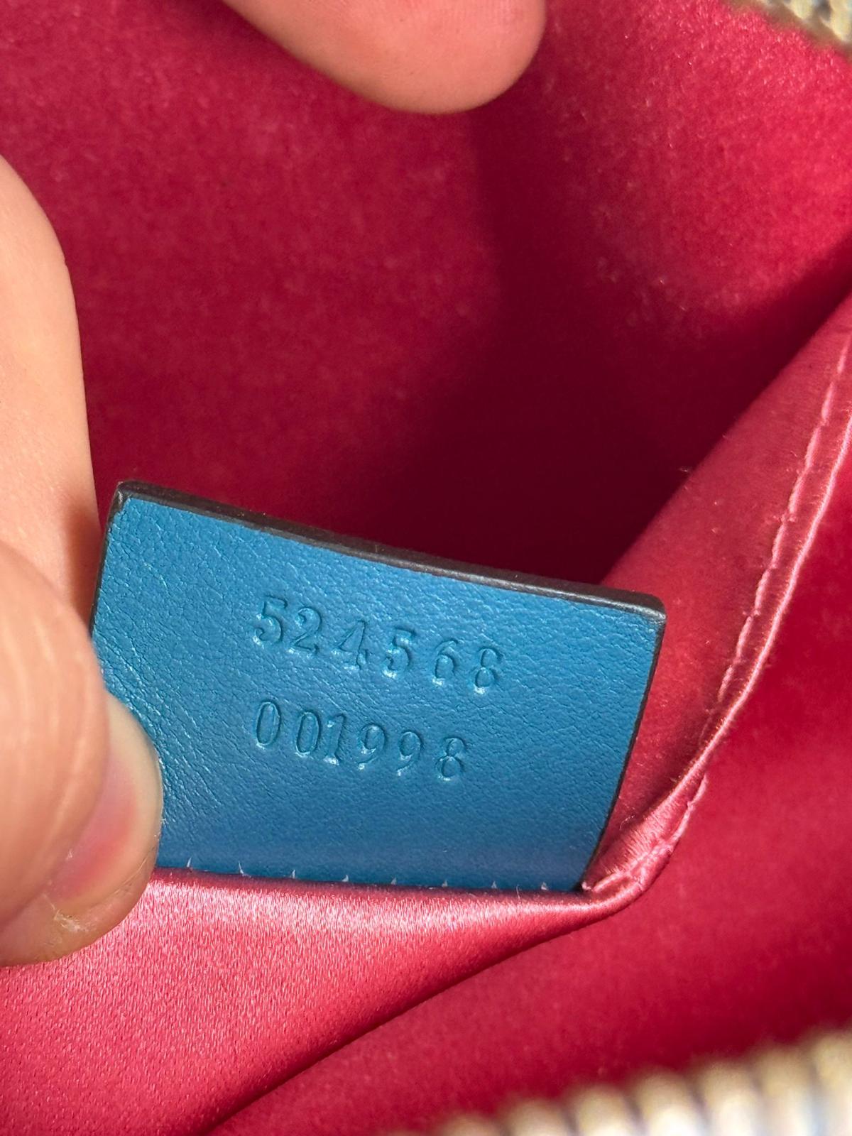 Zaino Gucci GG Marmont in velluto trapuntato matelassé