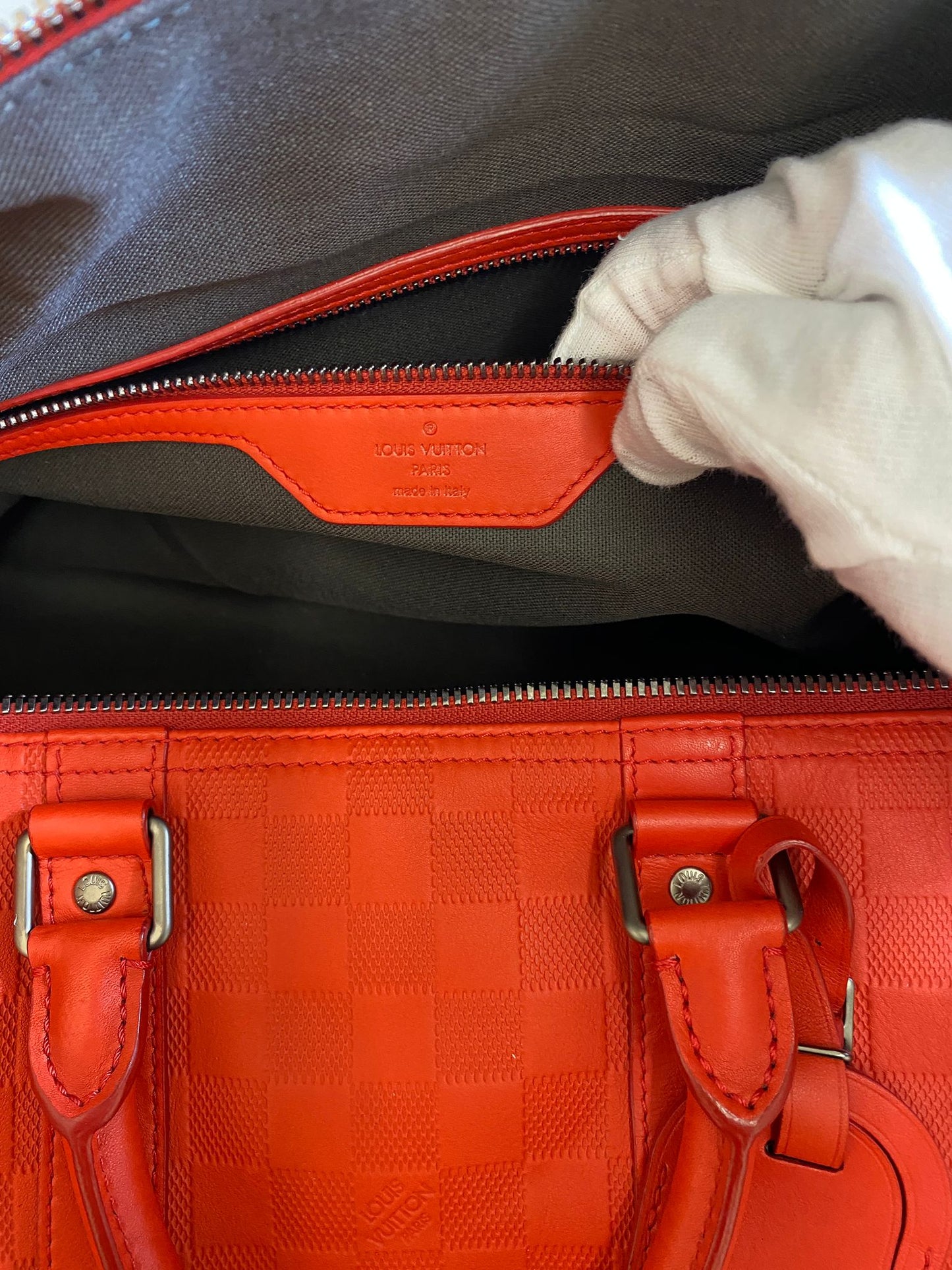 Louis Vuitton Keepall Red