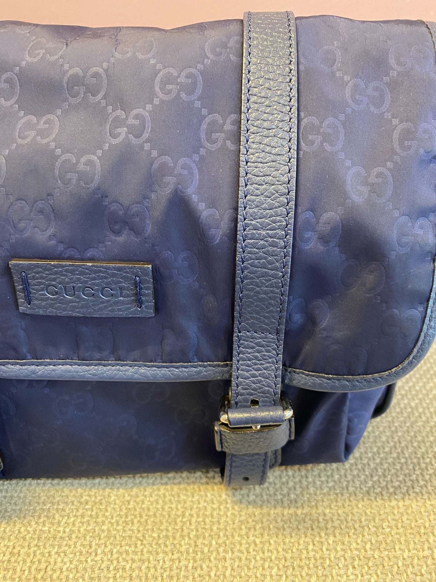 Gucci Messenger Blu Navy