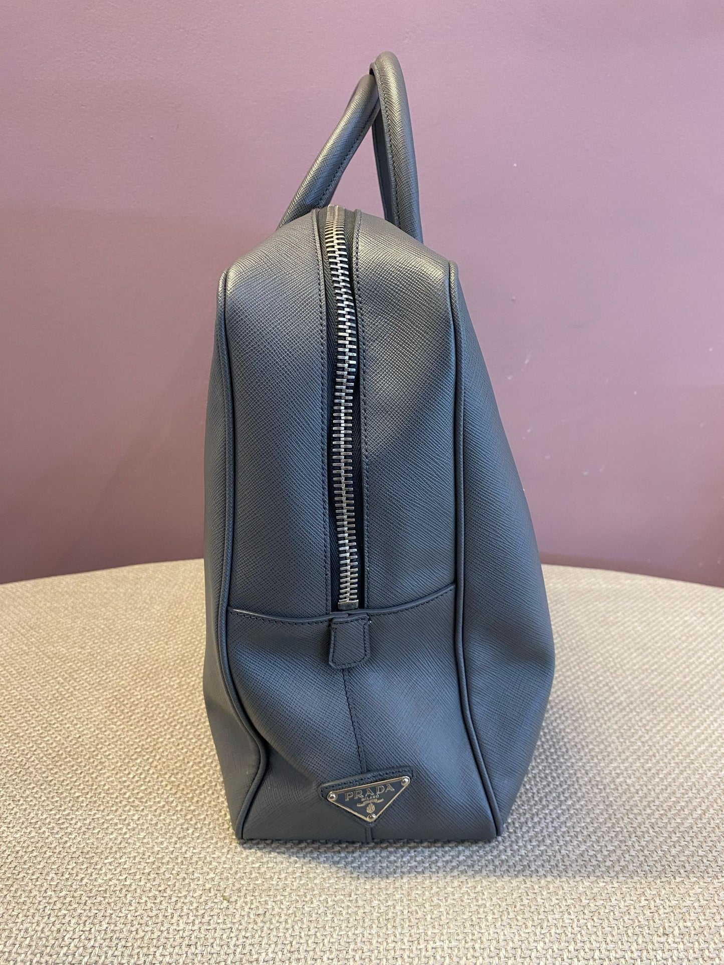 Prada Marble Grey Saffiano