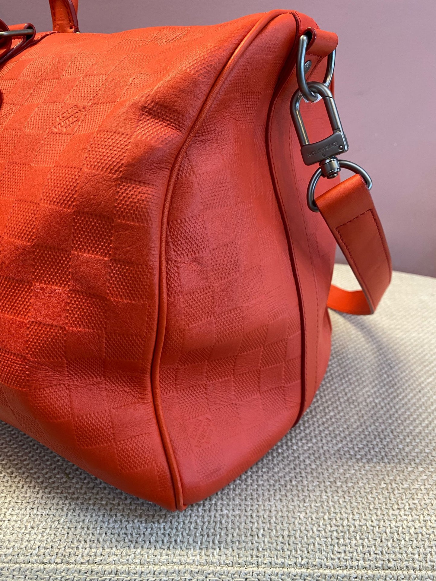 Louis Vuitton Keepall Red