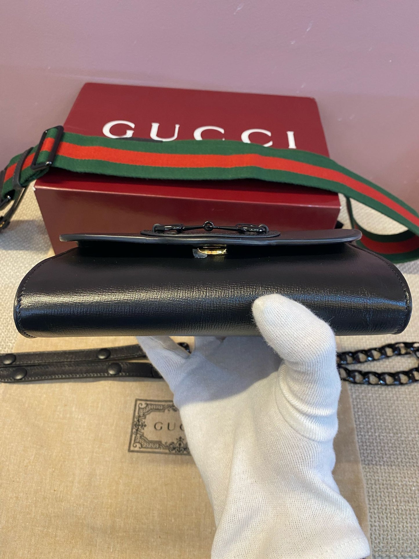 Gucci Tracolla Horsebit 1955
