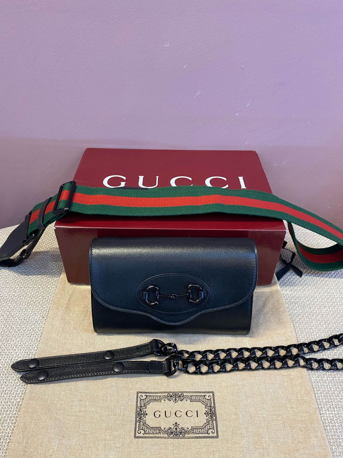 Gucci Tracolla Horsebit 1955