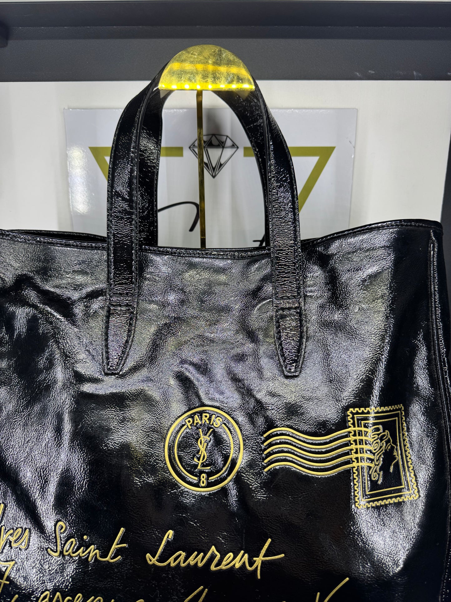 Saint Laurent shopping bag nera