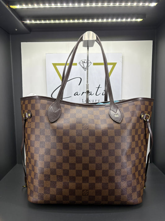 Louis Vuitton  Neverfull tela Damier Ébène