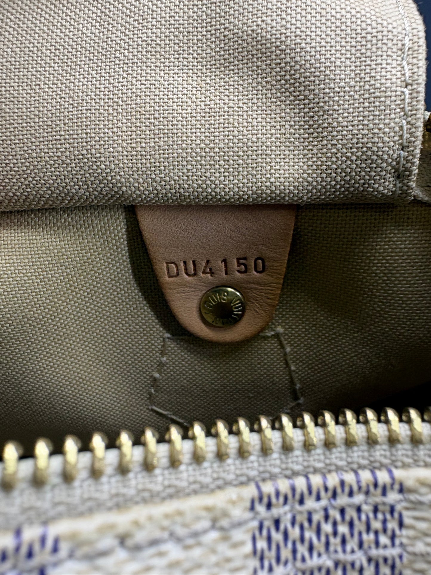 Louis Vuitton Speedy 30 Damier Azur