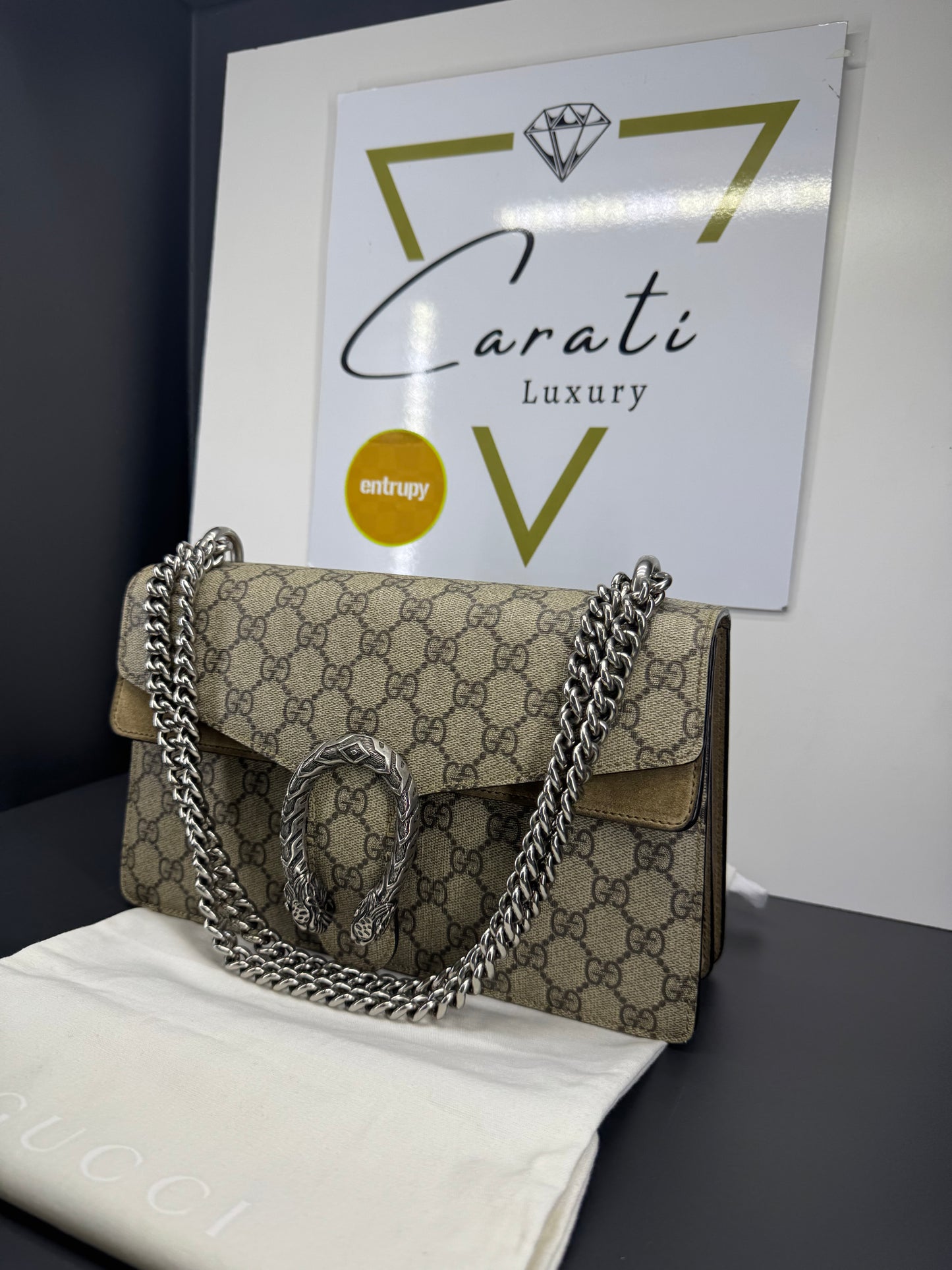 Gucci dyonisus Monogram misura media