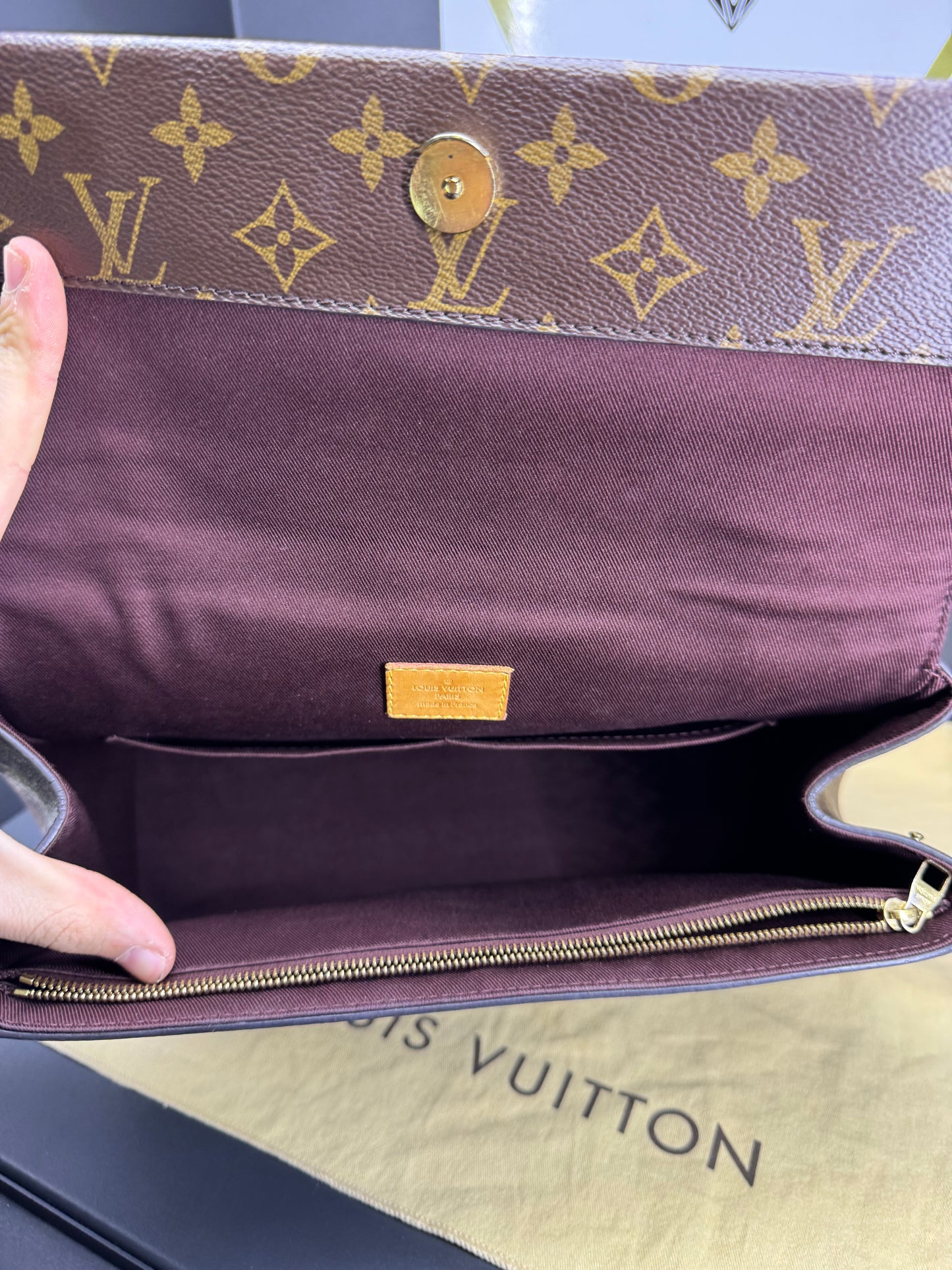 Louis Vuitton Borsa Cluny MM Monogram Tracolla