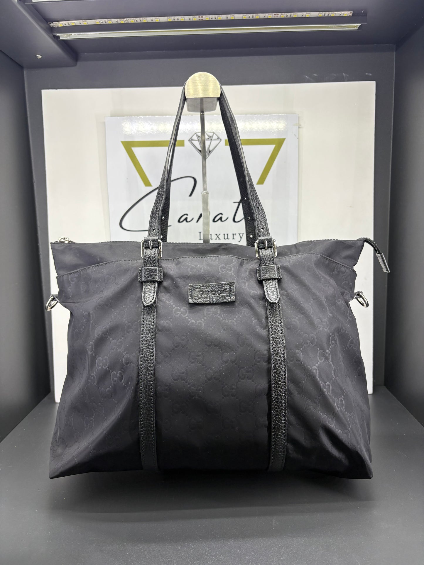 Gucci 2-Way Tote in Nylon GG Supreme