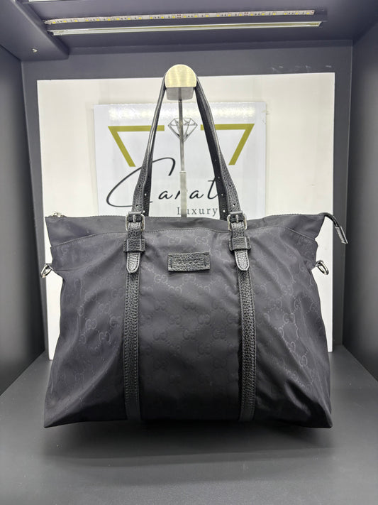 Gucci 2-Way Tote in Nylon GG Supreme