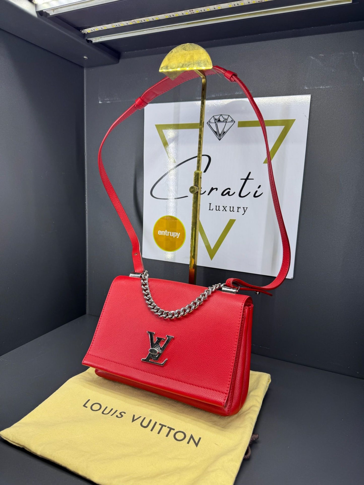 Borsa a spalla Louis Vuitton Lockme II