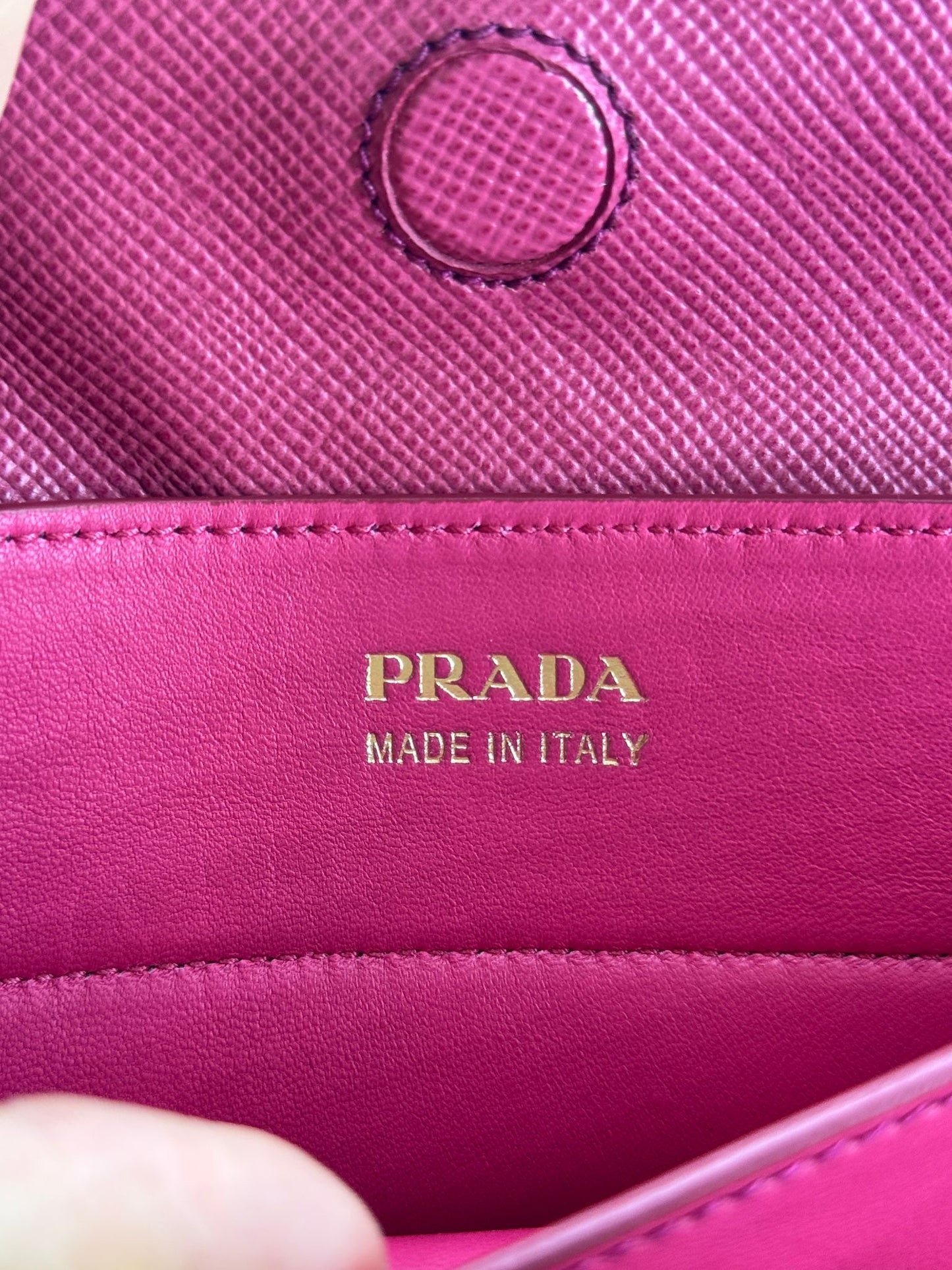 Prada Canapa + Saffiano Double Bag