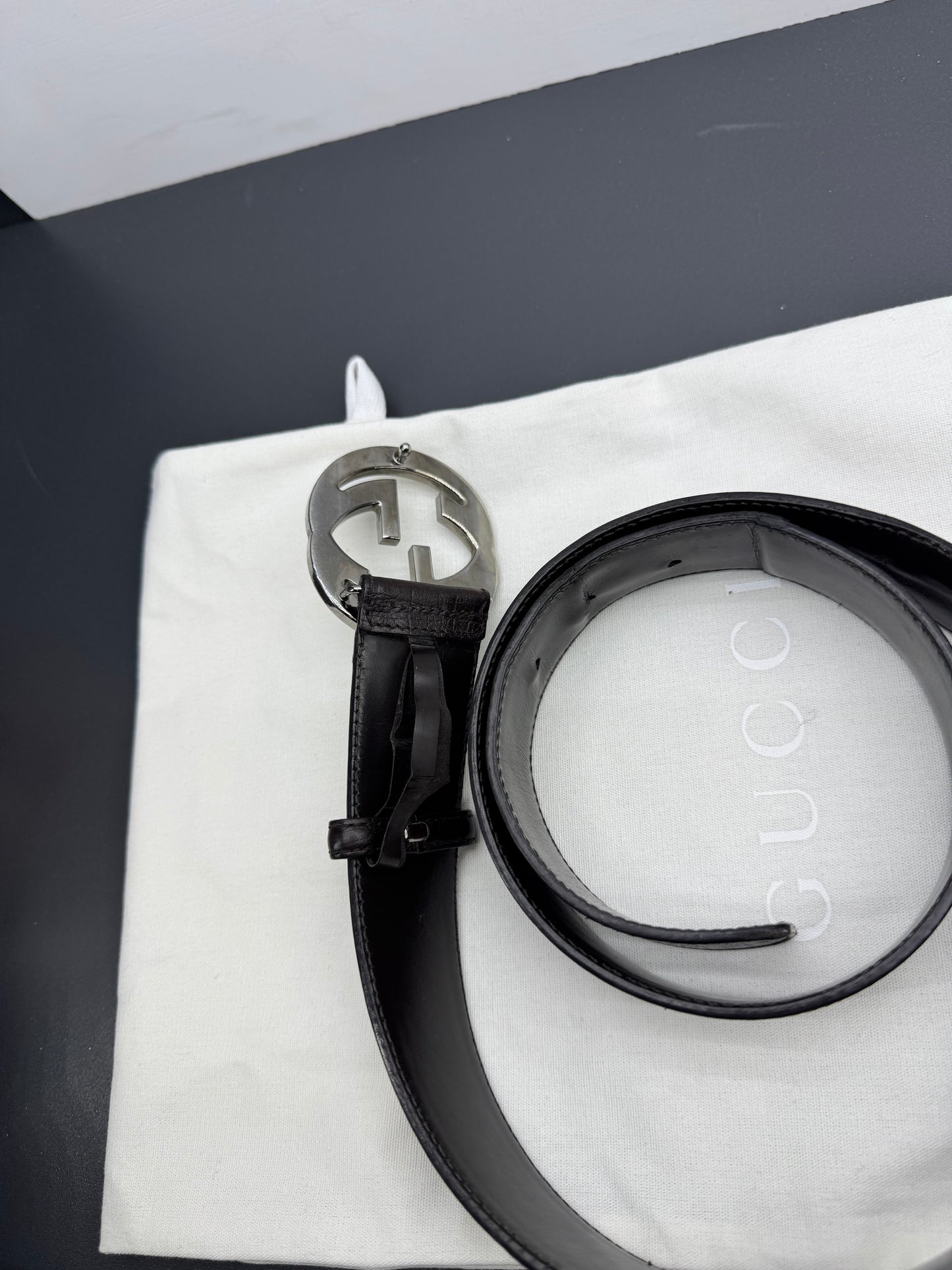 Cintura Gucci GG vintage
