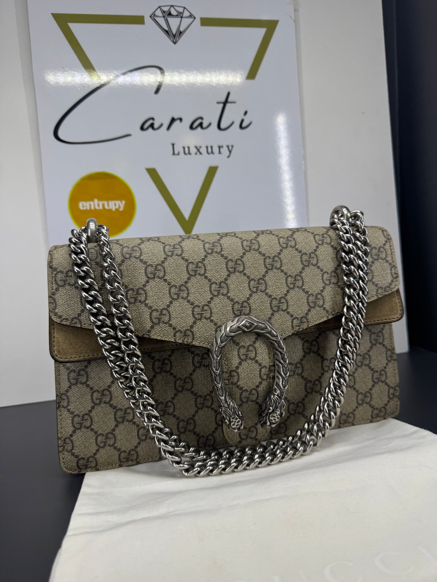 Gucci dyonisus Monogram misura media