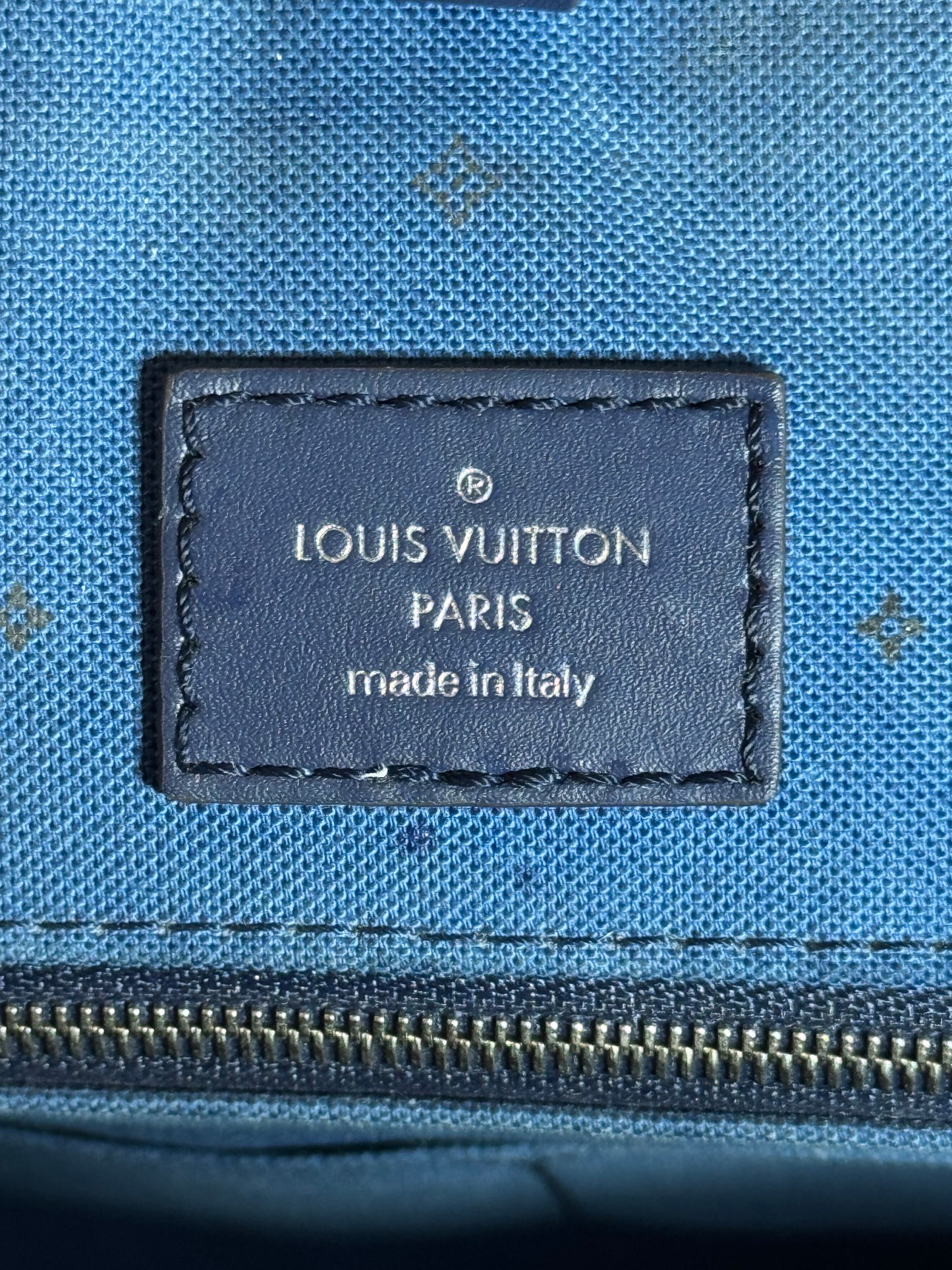 Louis Vuitton on the go Limited edition sky blu Monogram