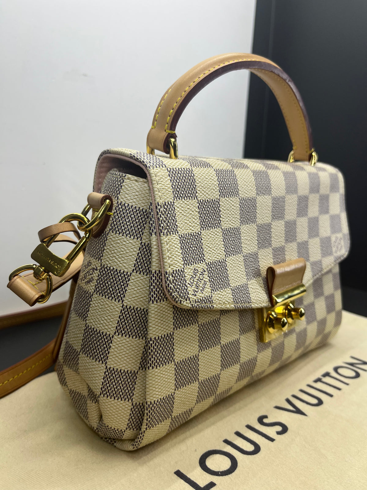 Louis Vuitton Croisette in tela Damier Azur