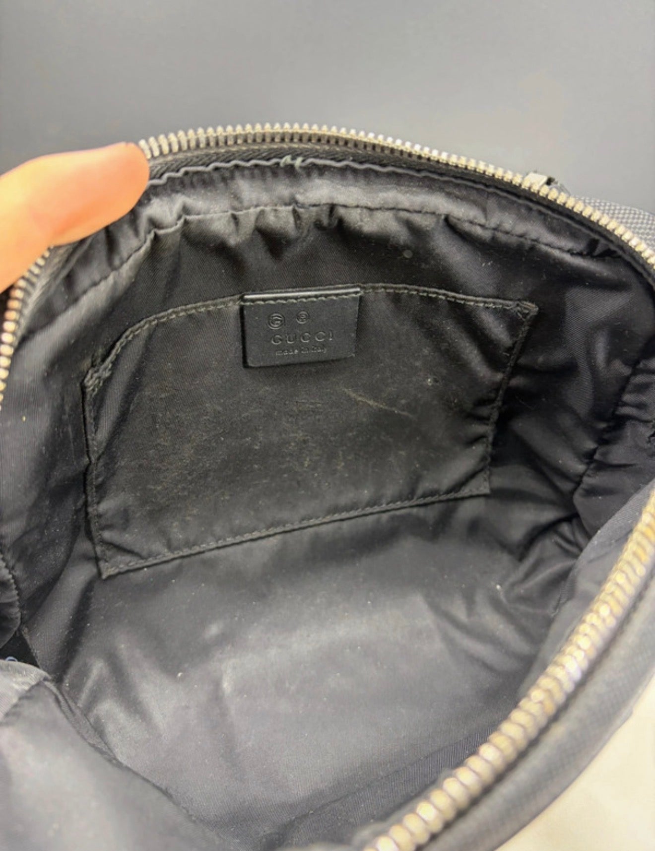 Gucci Techno Canvas Web Belt Bag