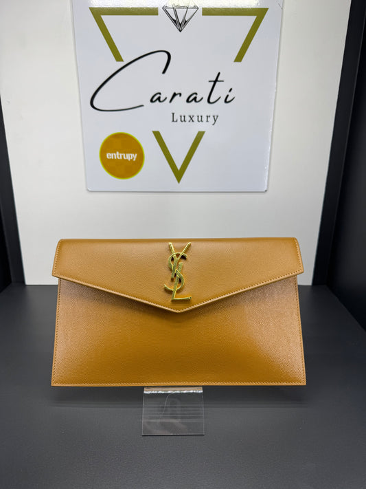 Pochette Saint Laurent cammello
