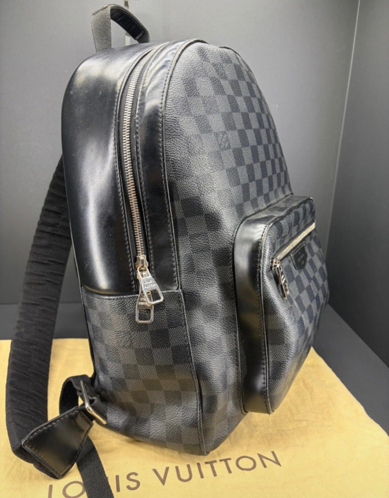 Louis Vuitton Josh Backpack Damier Graphite