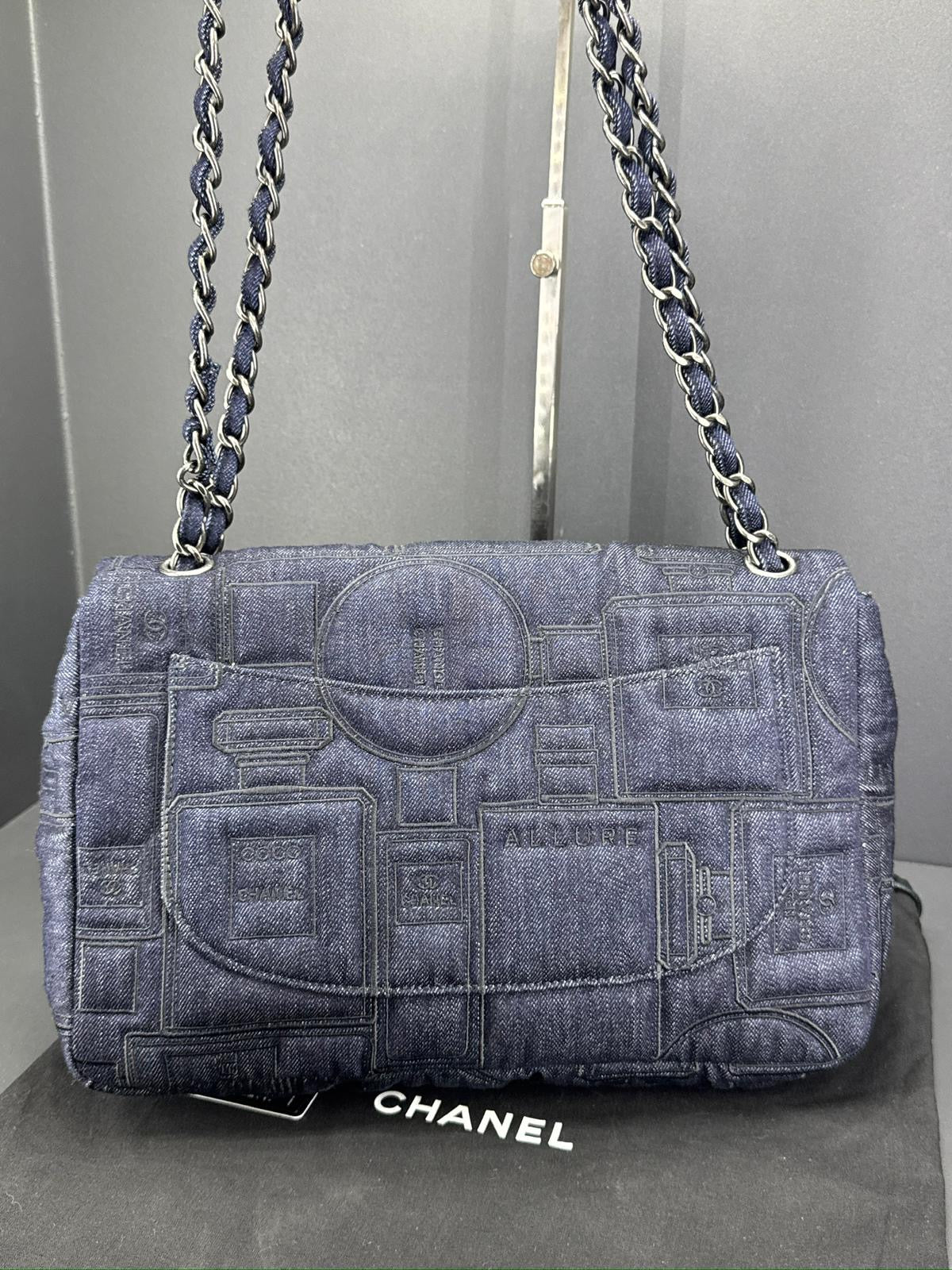 Chanel Classic Flap Denim "Perfume Bottle