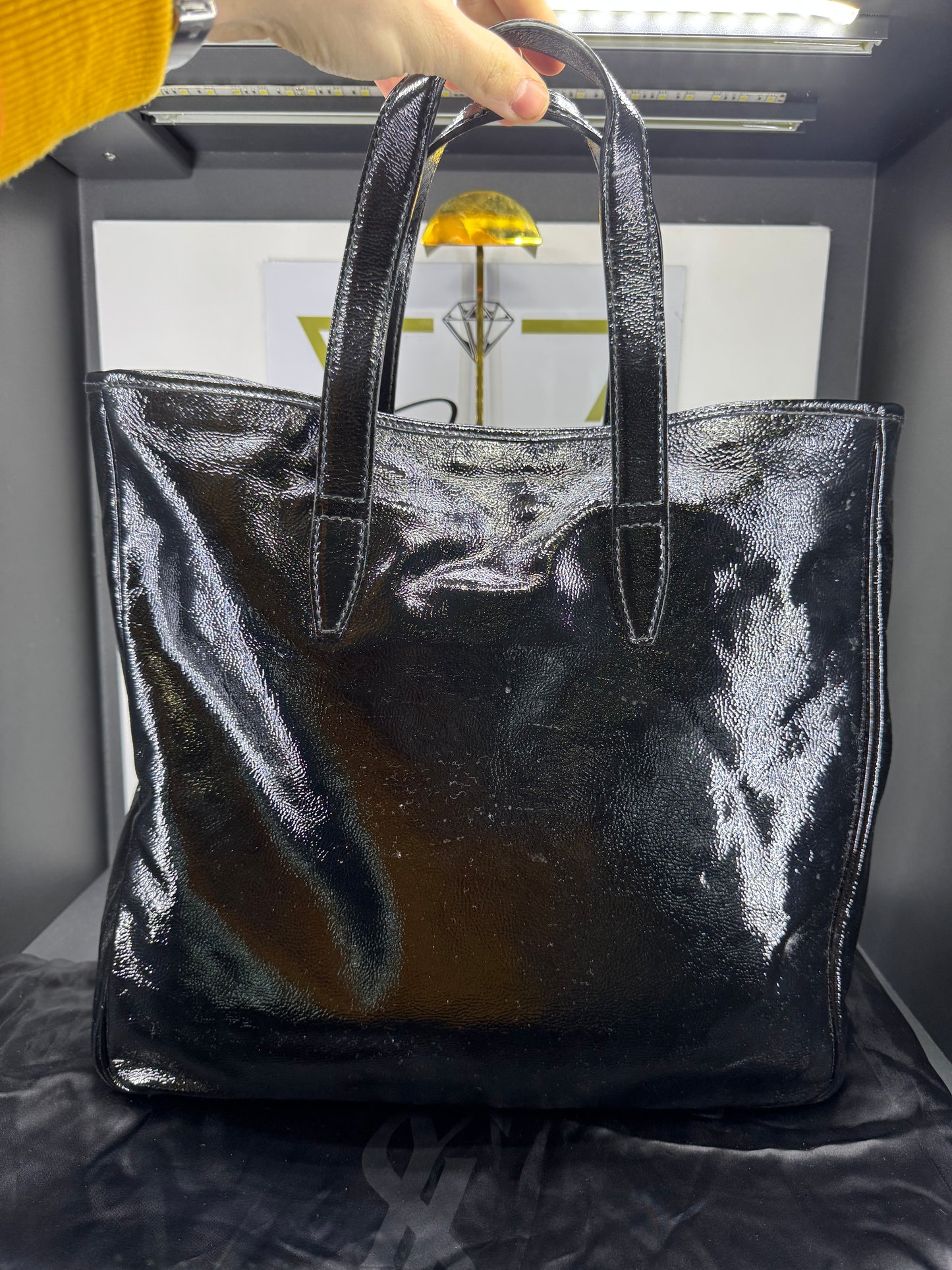 Saint Laurent shopping bag nera