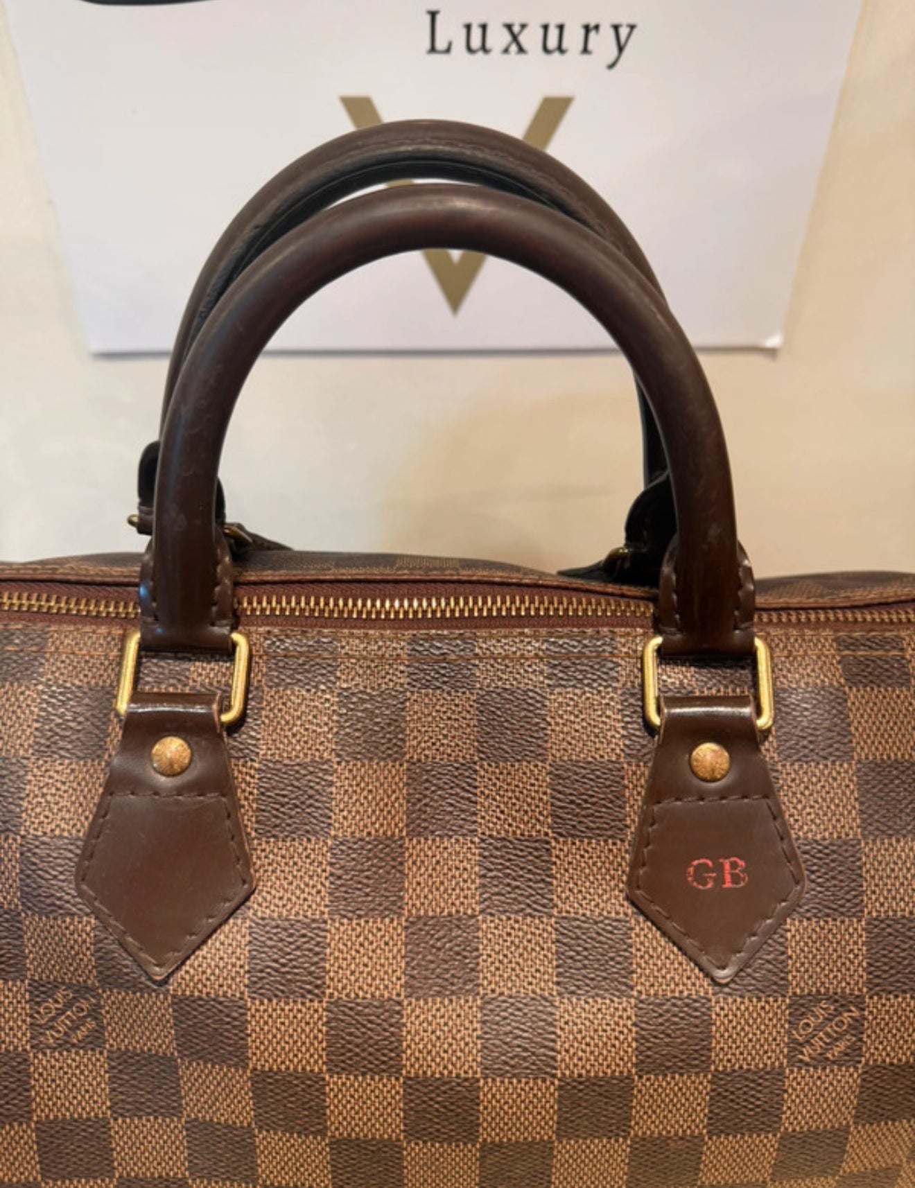 Louis Vuitton Speedy 30 Damier Ebene