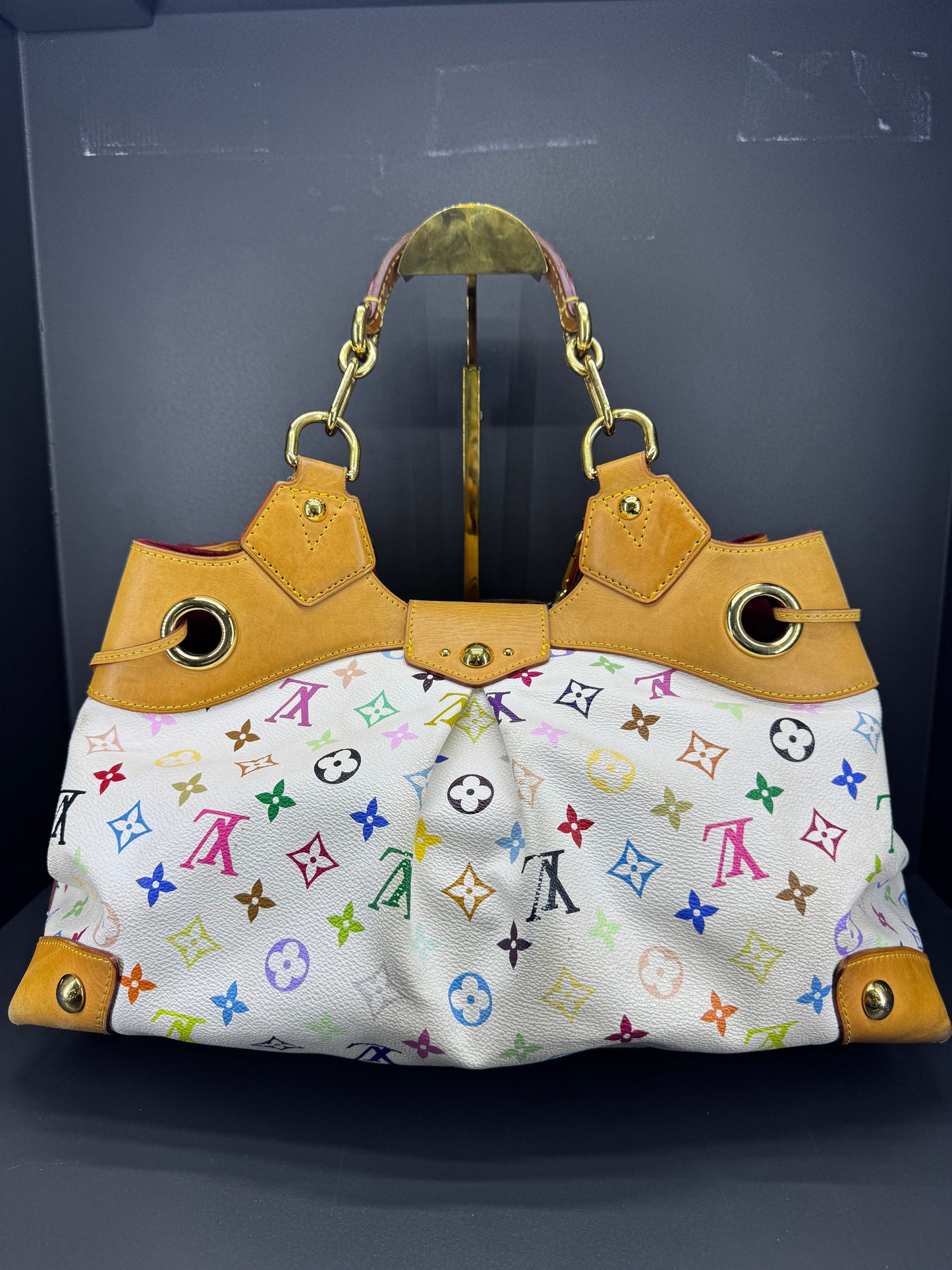 Louis Vuitton urusula Takashi Murakami white