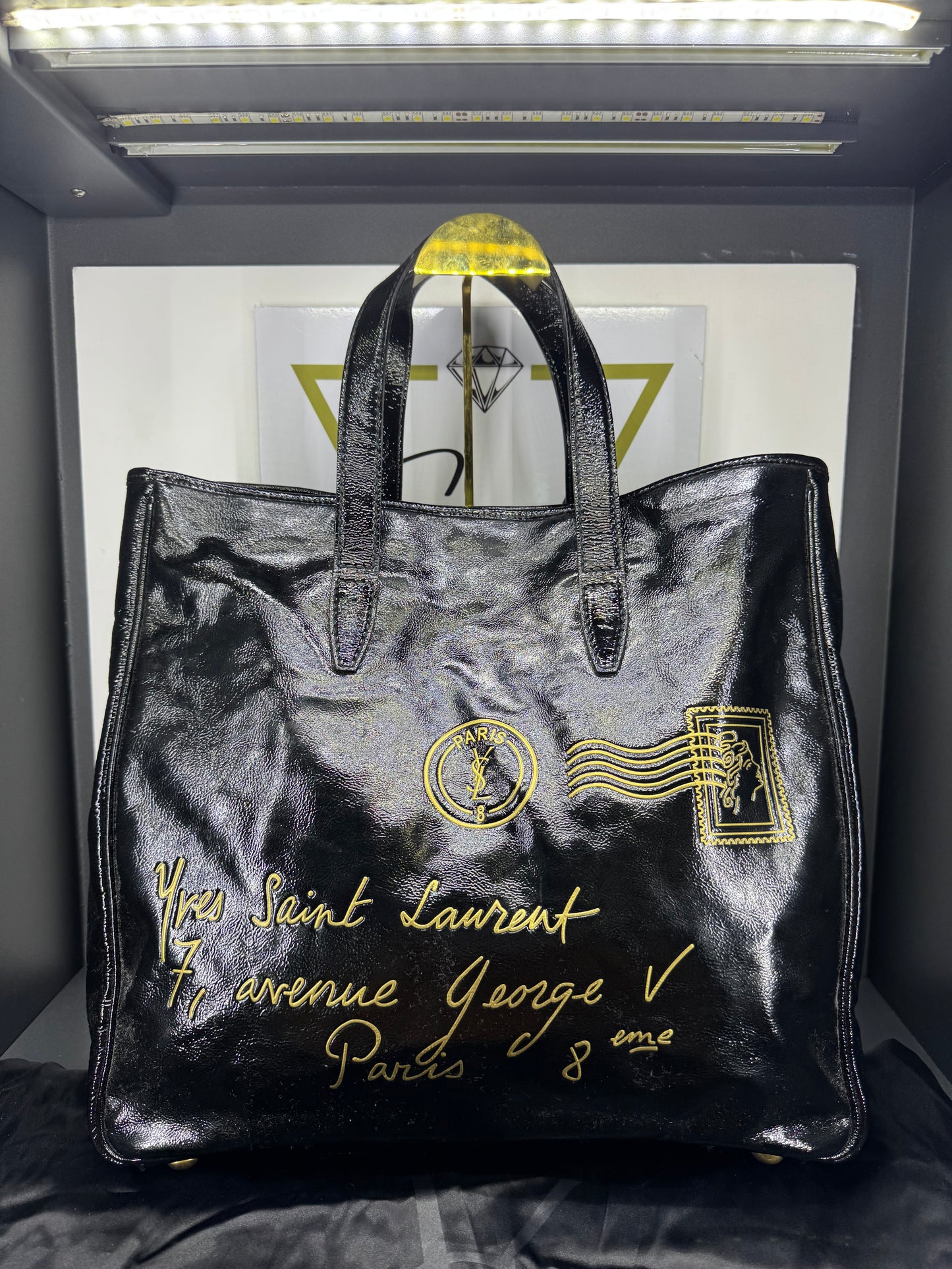 Saint Laurent shopping bag nera