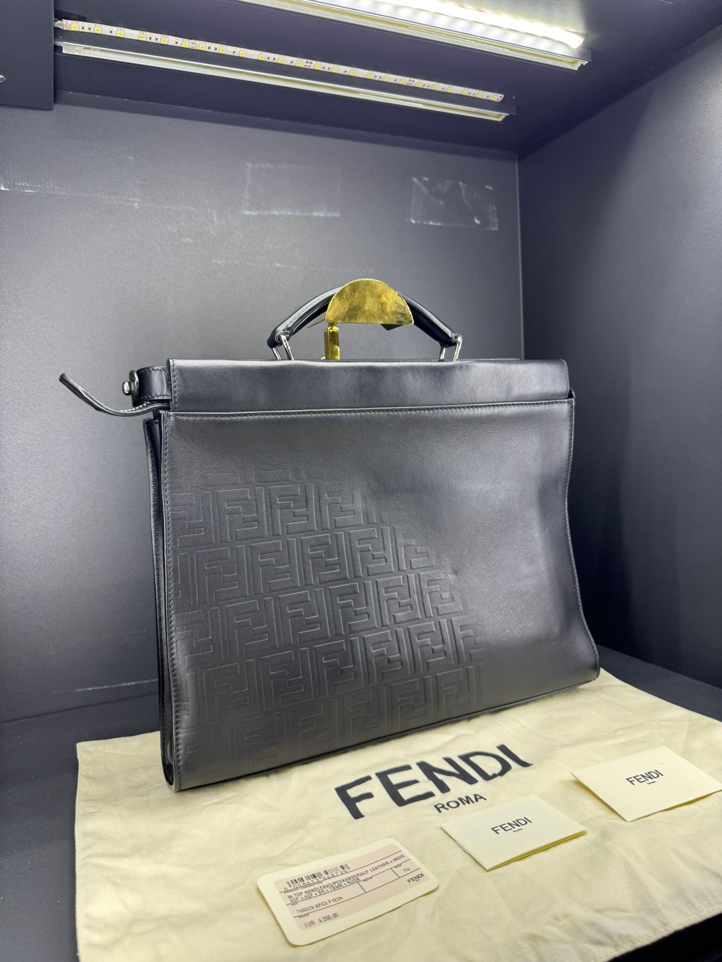 Cartella Briefcase Fendi Peekaboo ISeeU