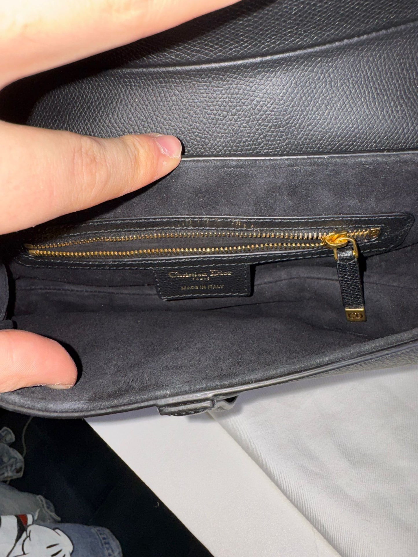 Dior Saddle in pelle monogram
