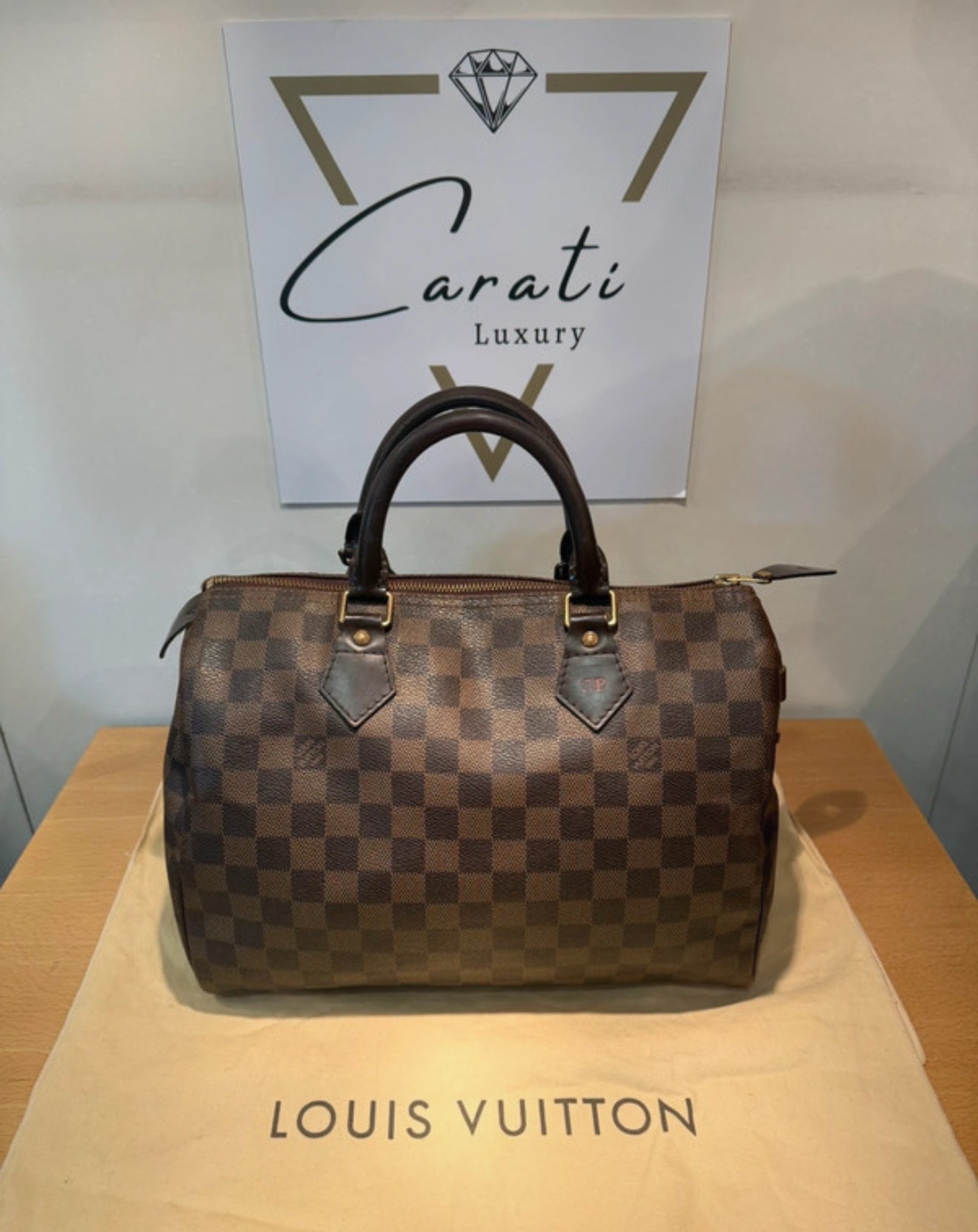Louis Vuitton Speedy 30 Damier Ebene