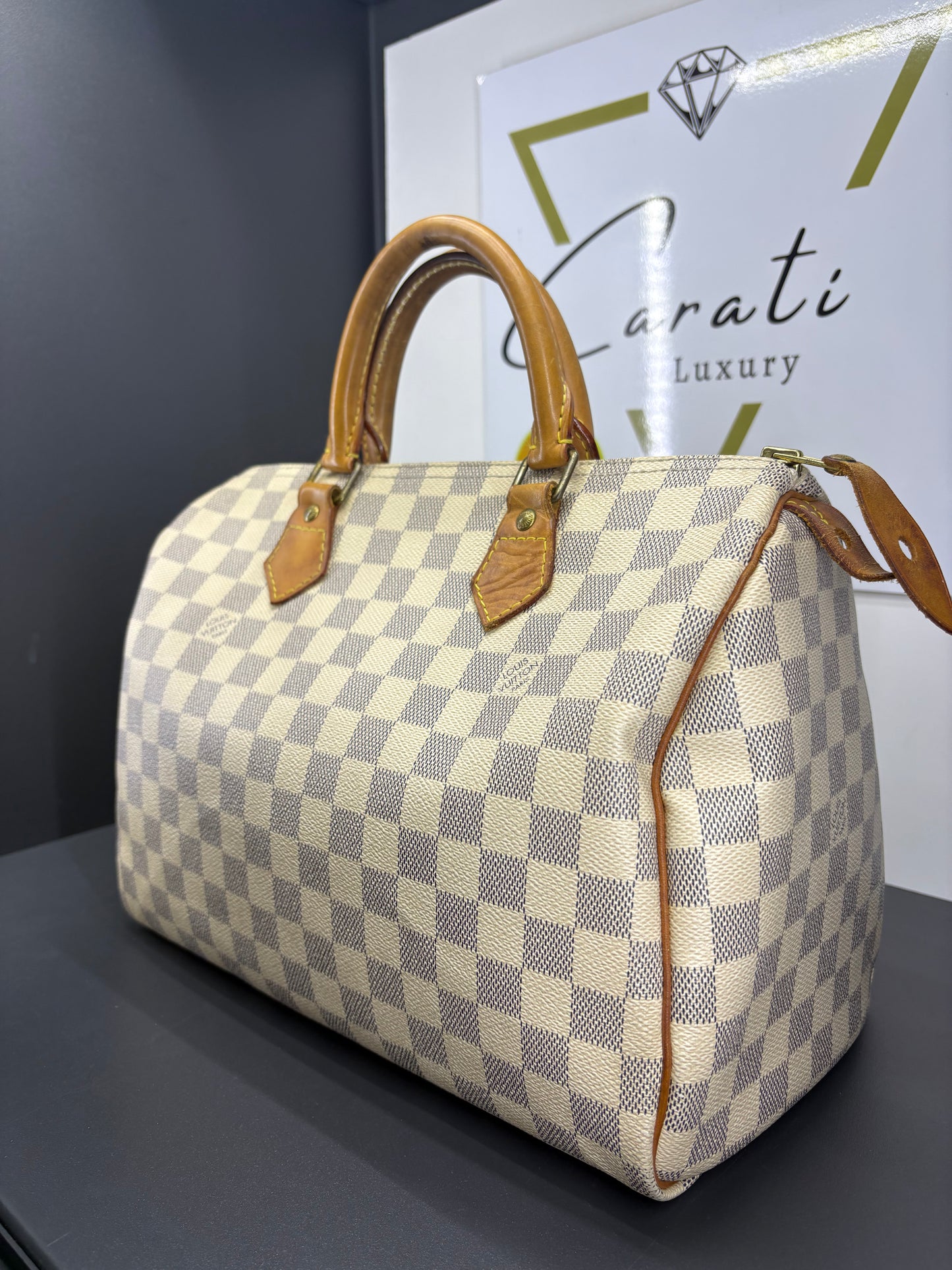 Louis Vuitton Speedy 30 Damier Azur