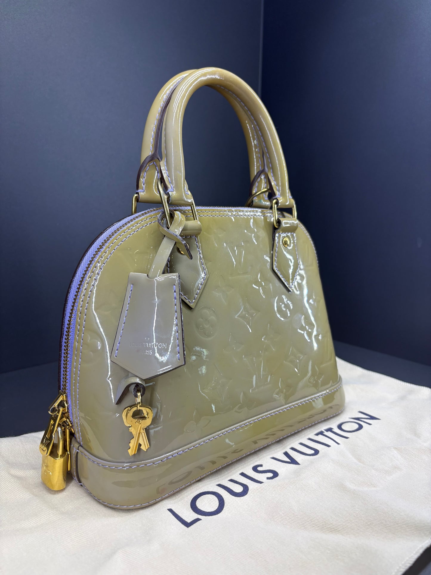 Louis Vuitton Alma BB Monogram Vernis