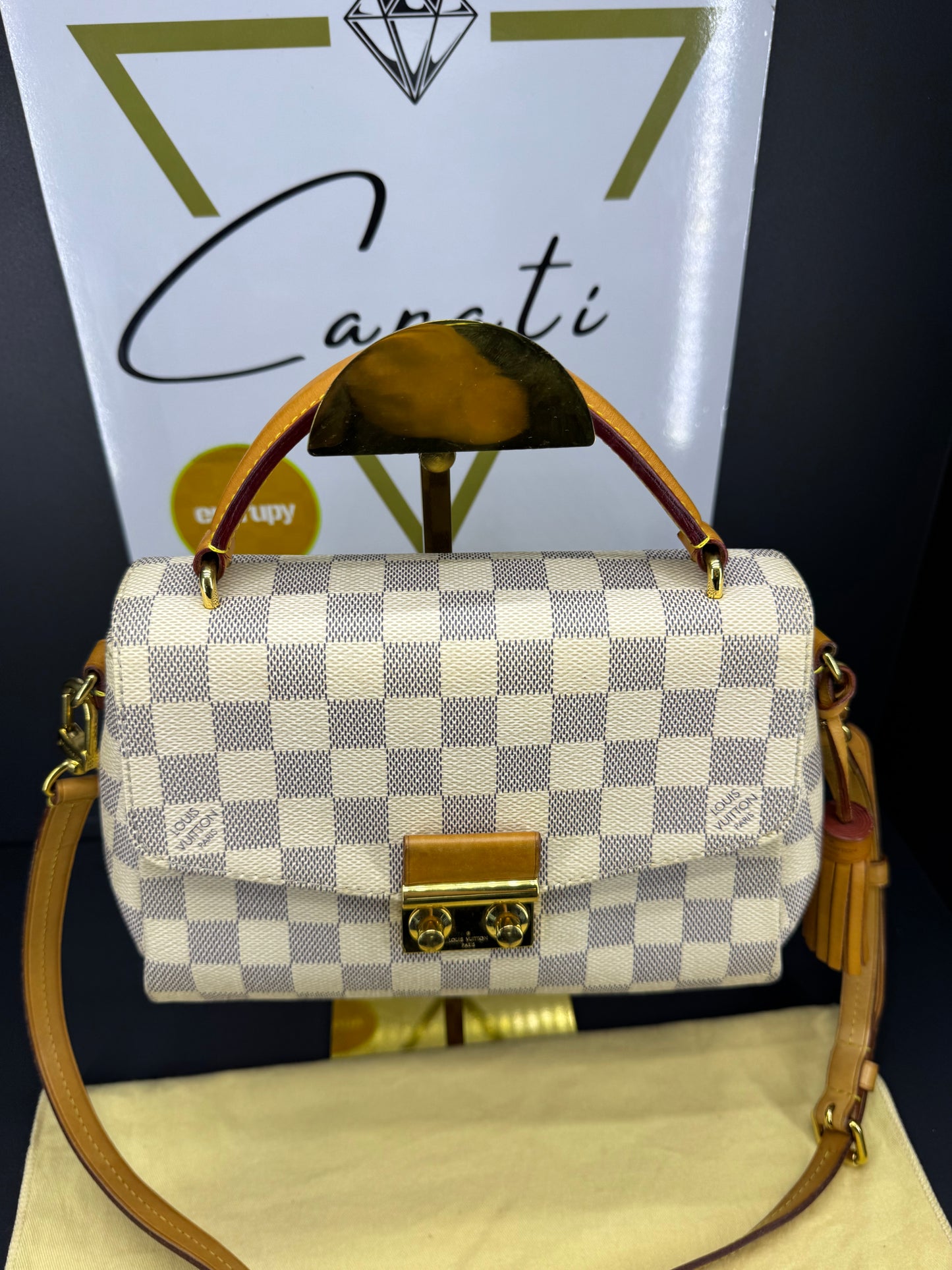 Louis Vuitton croisette damier azur