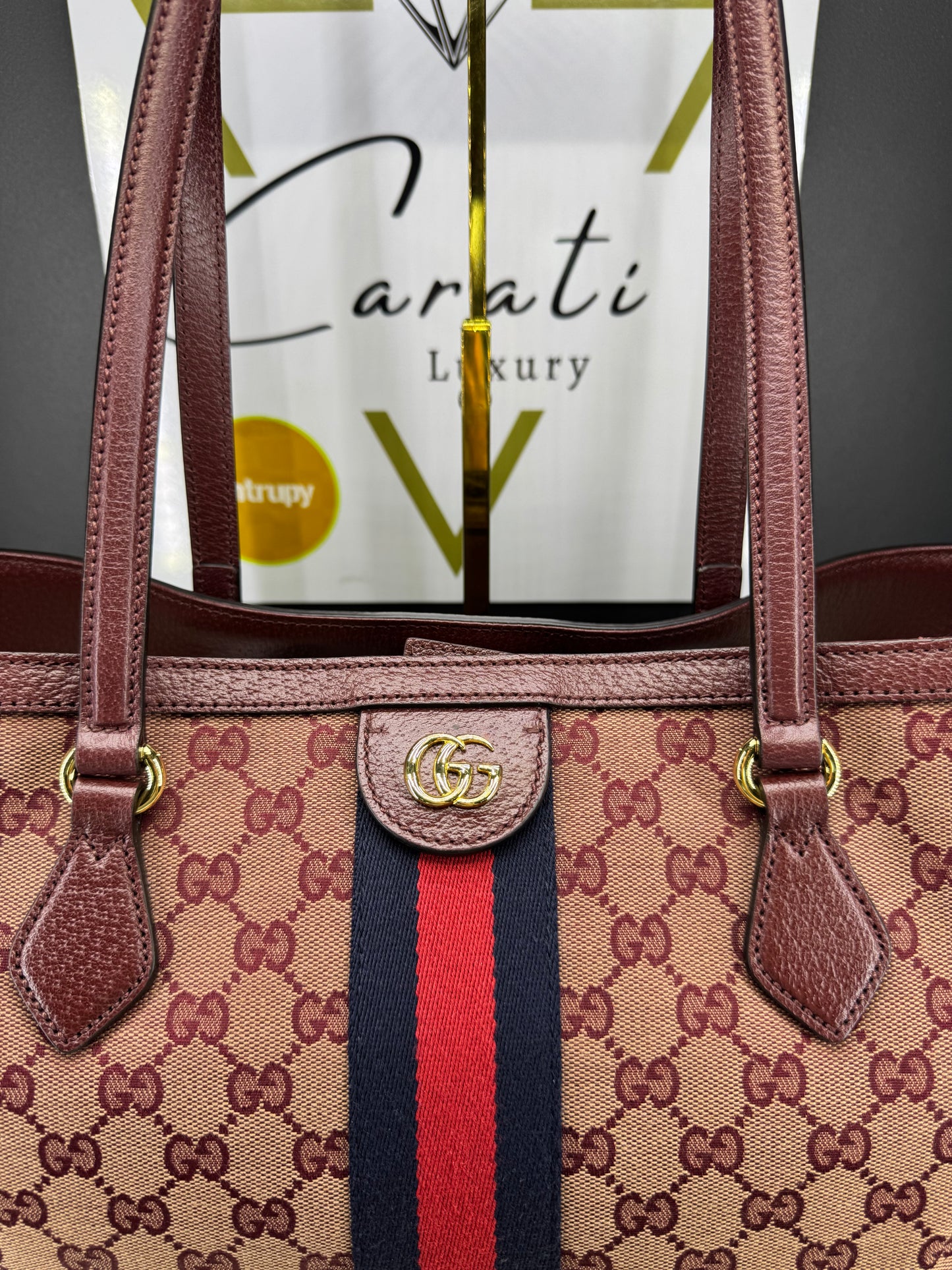 Gucci shopping ophidia gg supreme Borgogna