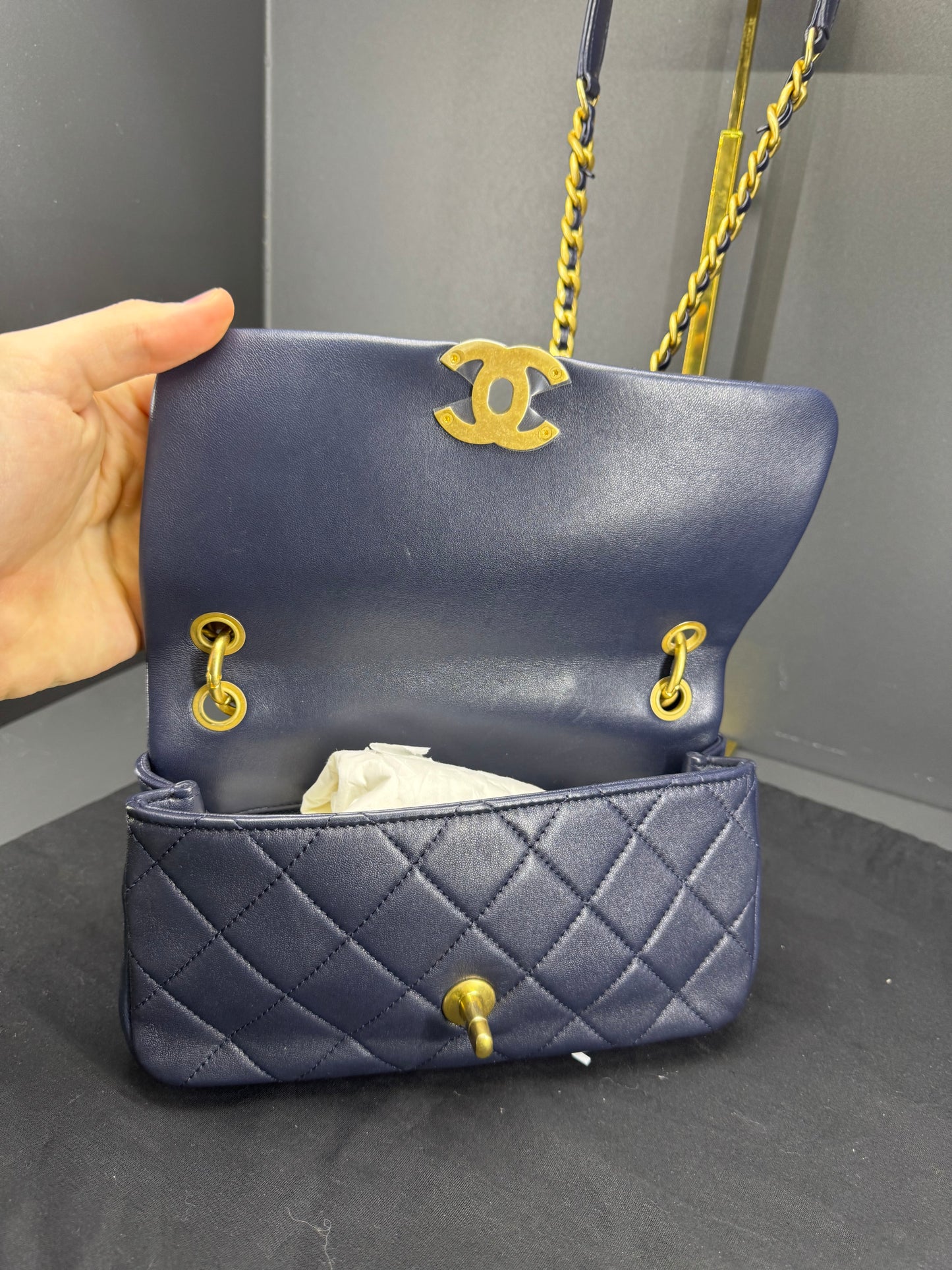 Chanel 2.55 blu