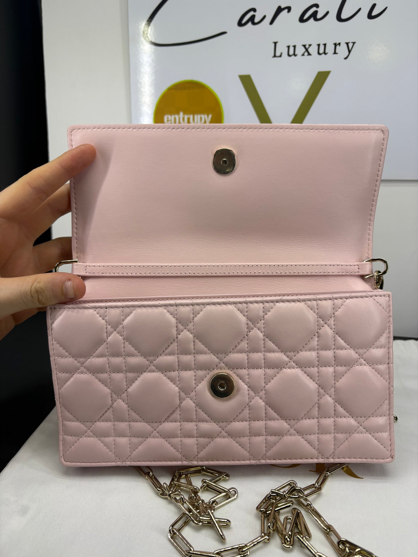 My Dior in pelle di agnello rosa Soupir
