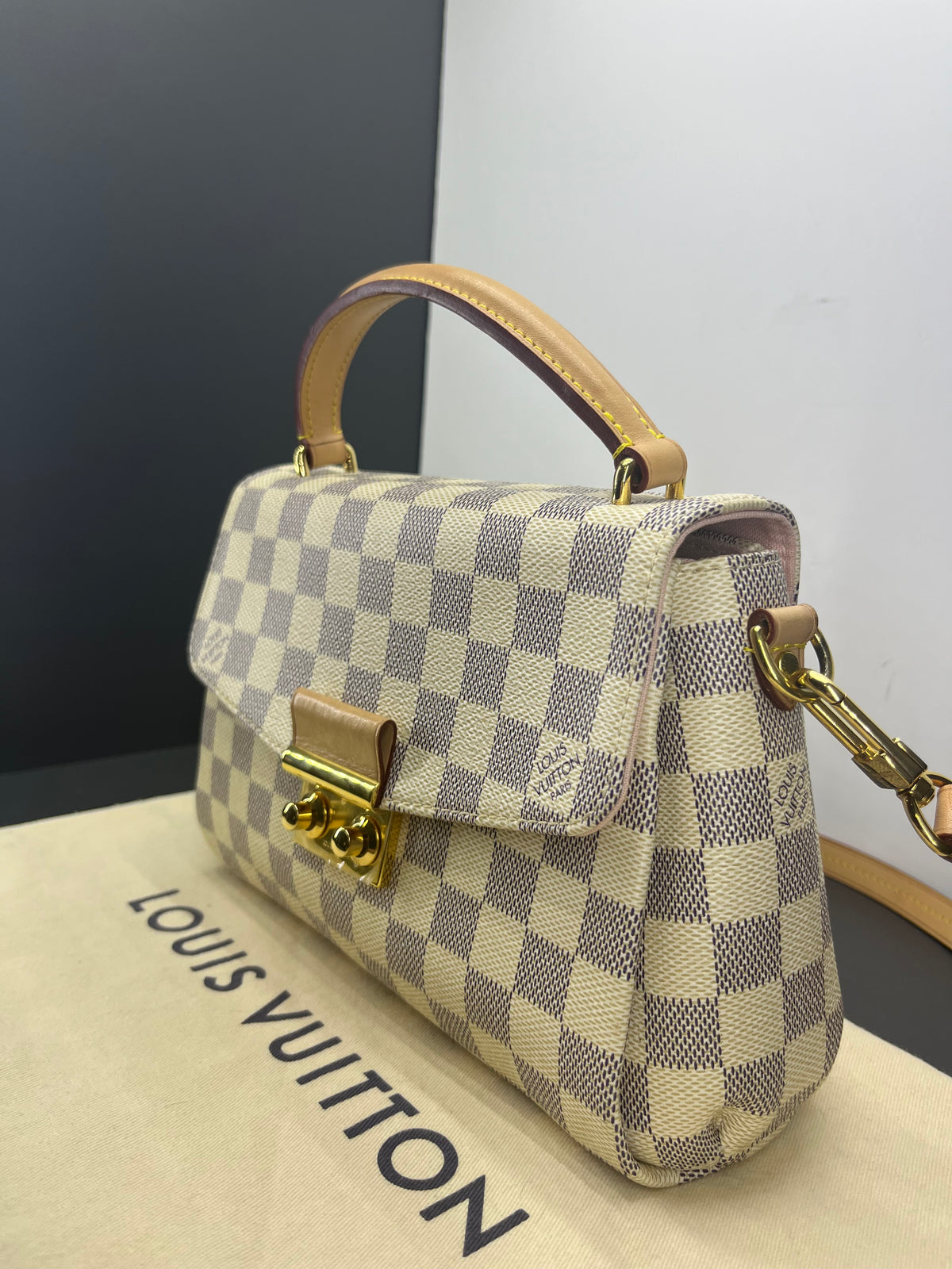 Louis Vuitton Croisette in tela Damier Azur