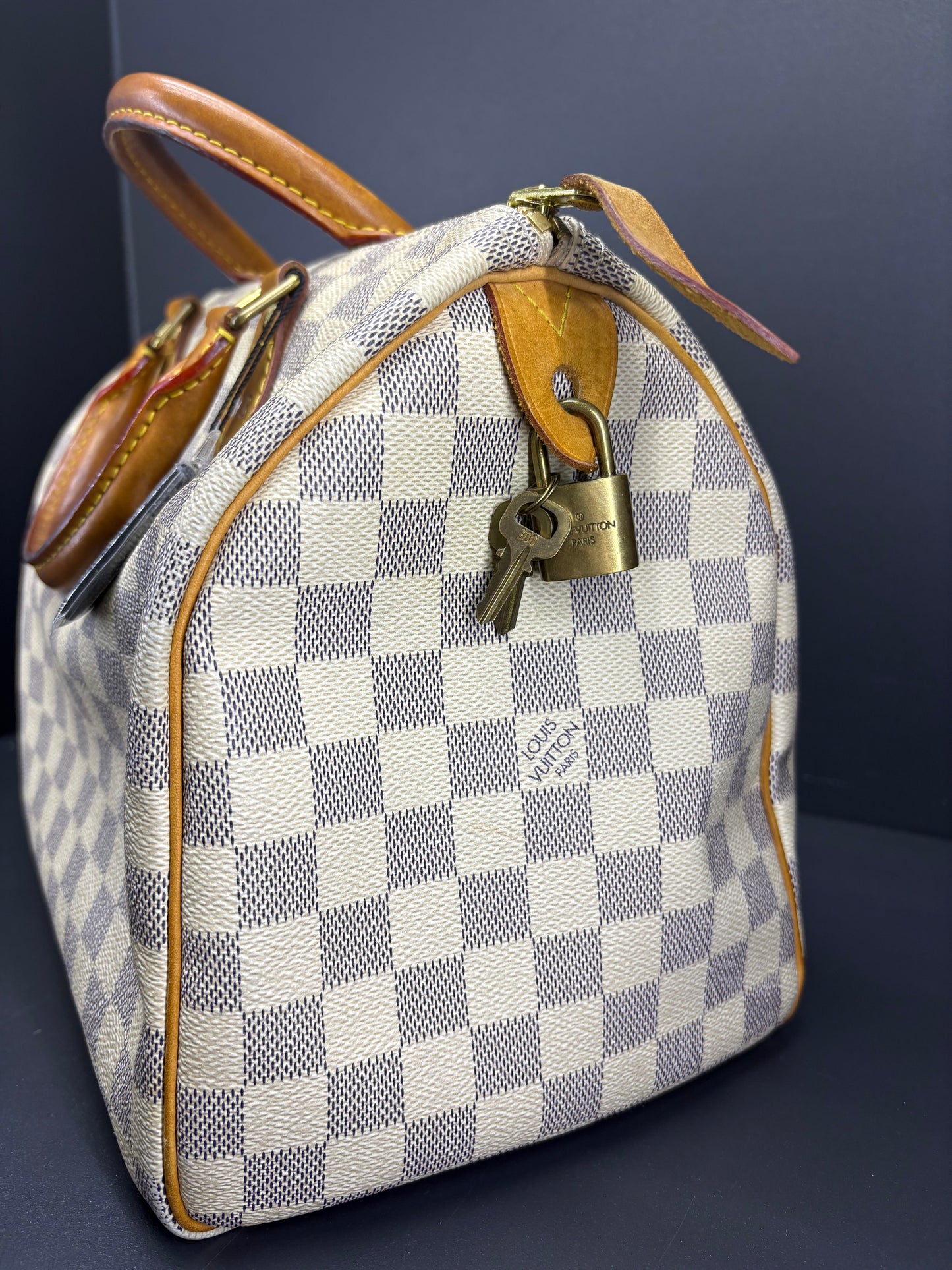 Louis Vuitton Speedy 30 Damier Azur