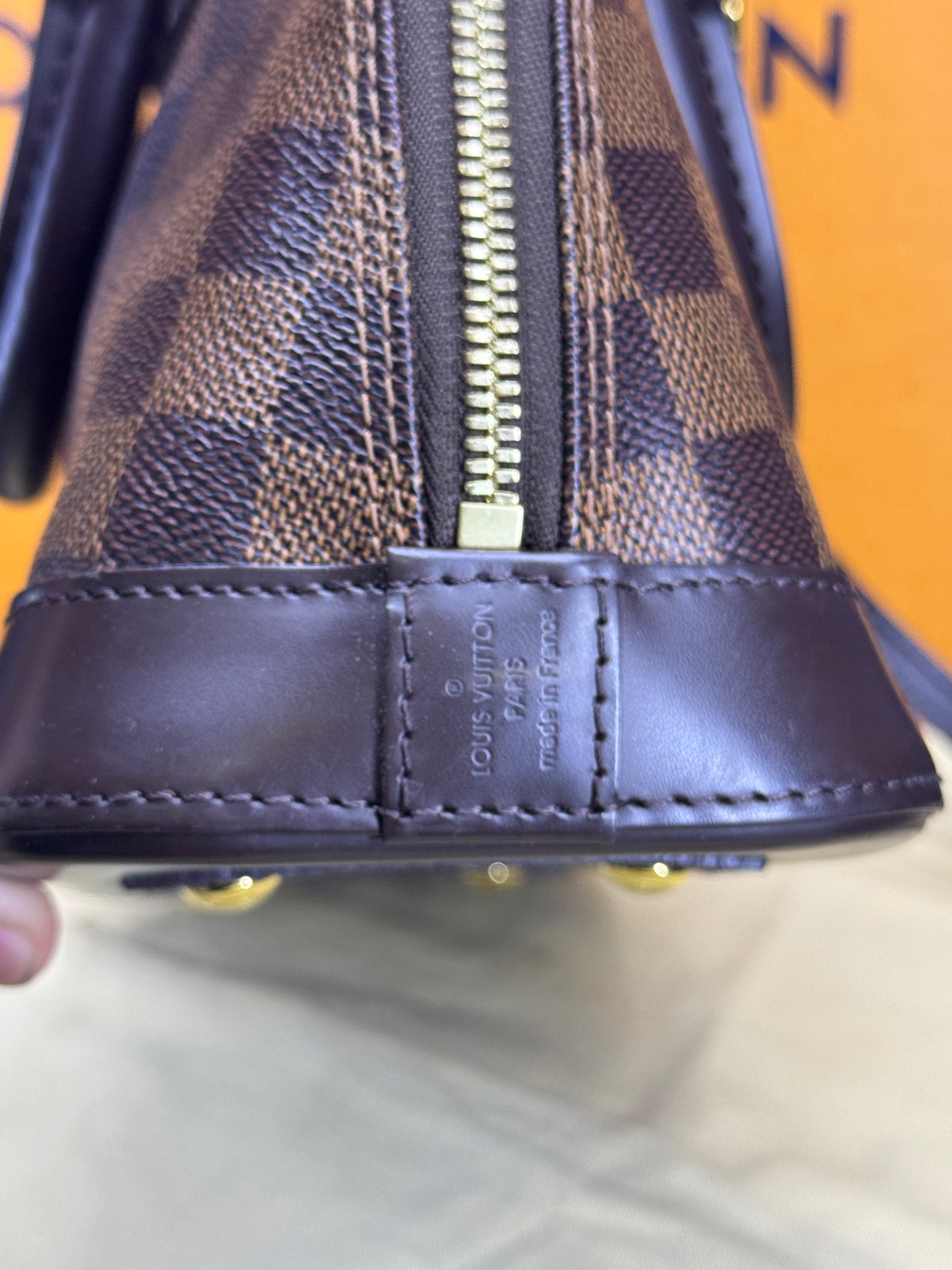 Louis Vuitton alma BB damier ebene