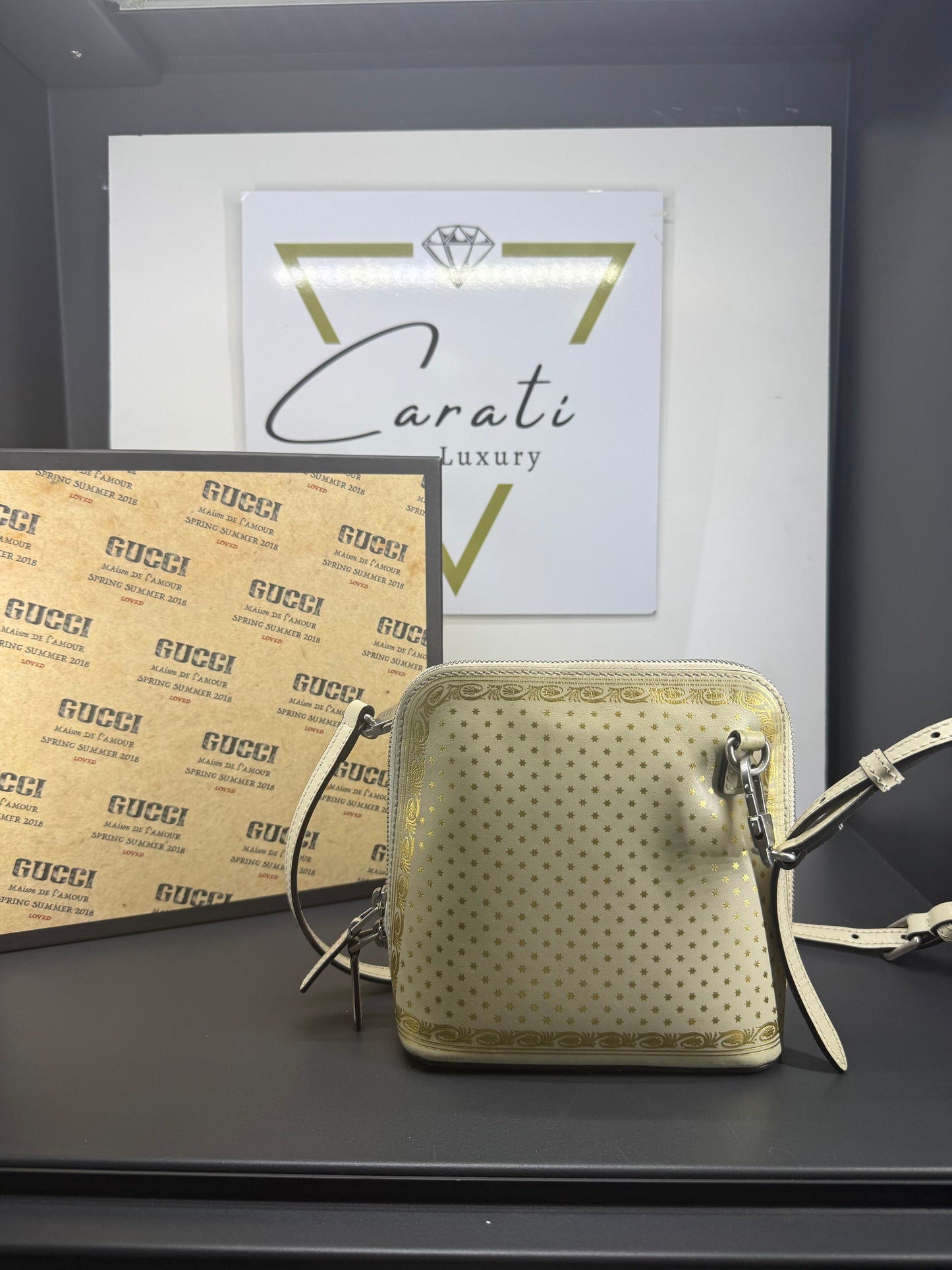 Gucci x SEGA Guccy Stars Mini Dome Shoulder Bag