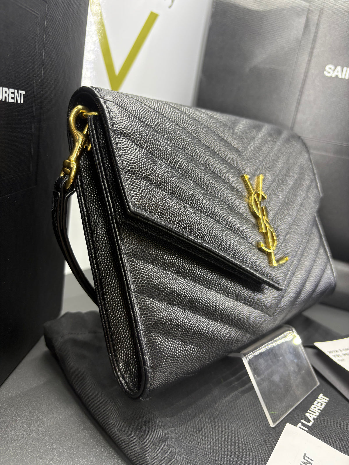 Saint Laurent  clutch Cassandre
