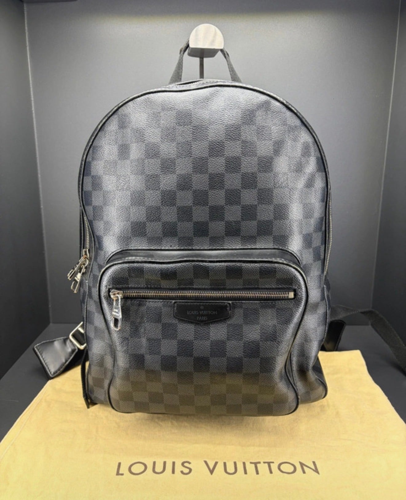 Louis Vuitton Josh Backpack Damier Graphite