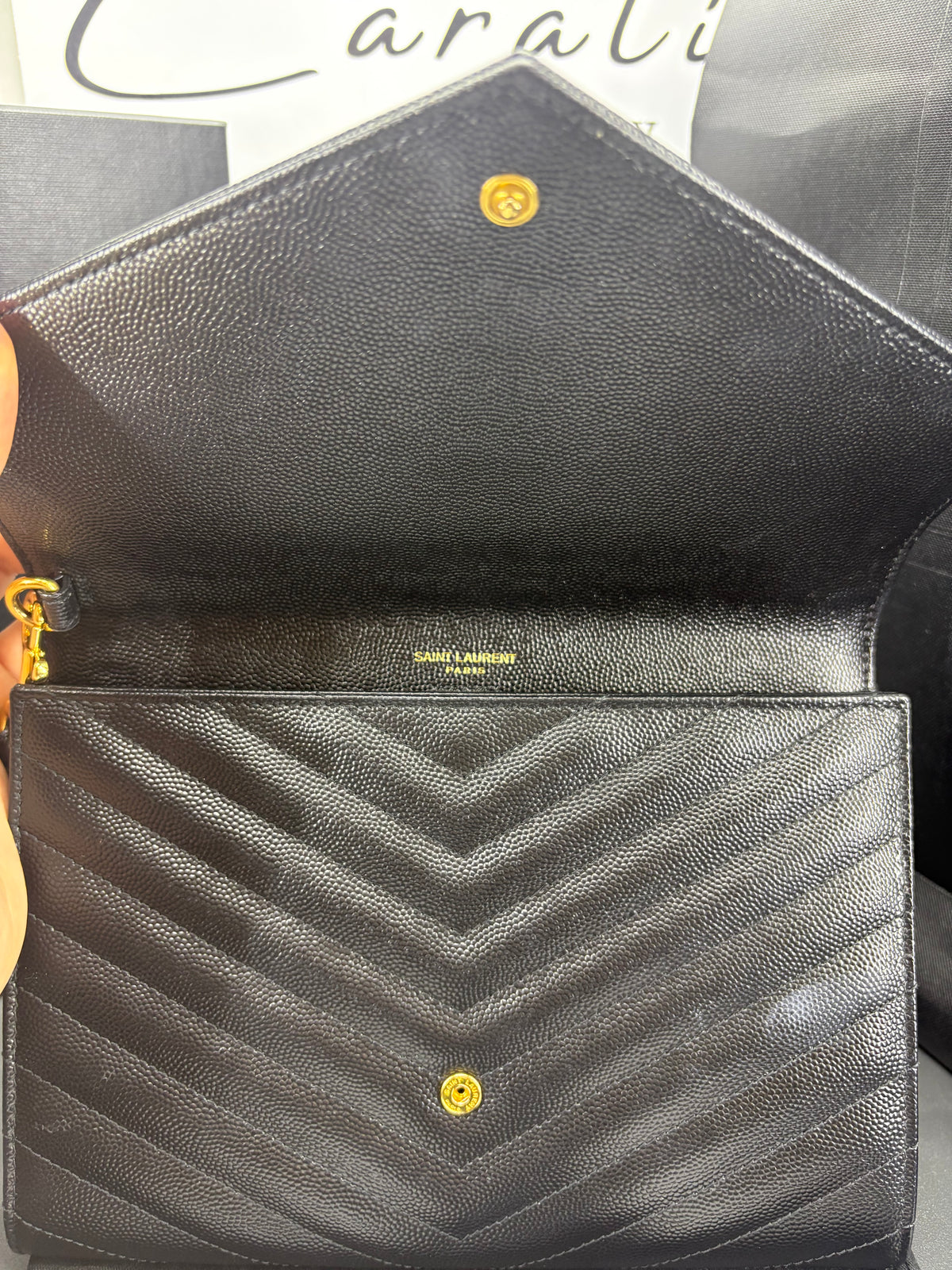 Saint Laurent  clutch Cassandre