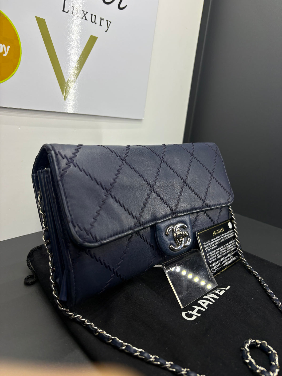 Chanel Ultimate Stitch East West Wallet on Chain (WOC