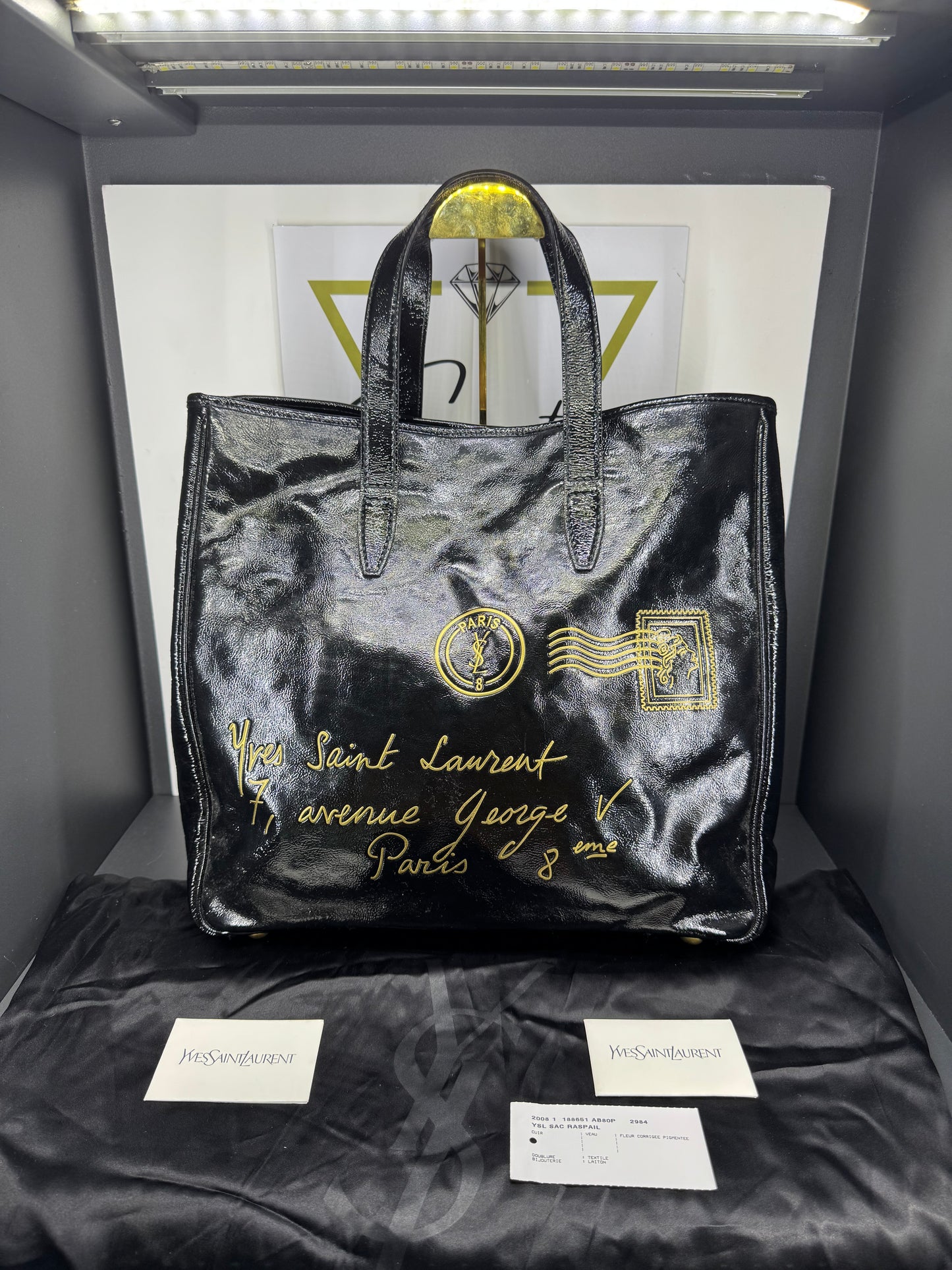 Saint Laurent shopping bag nera