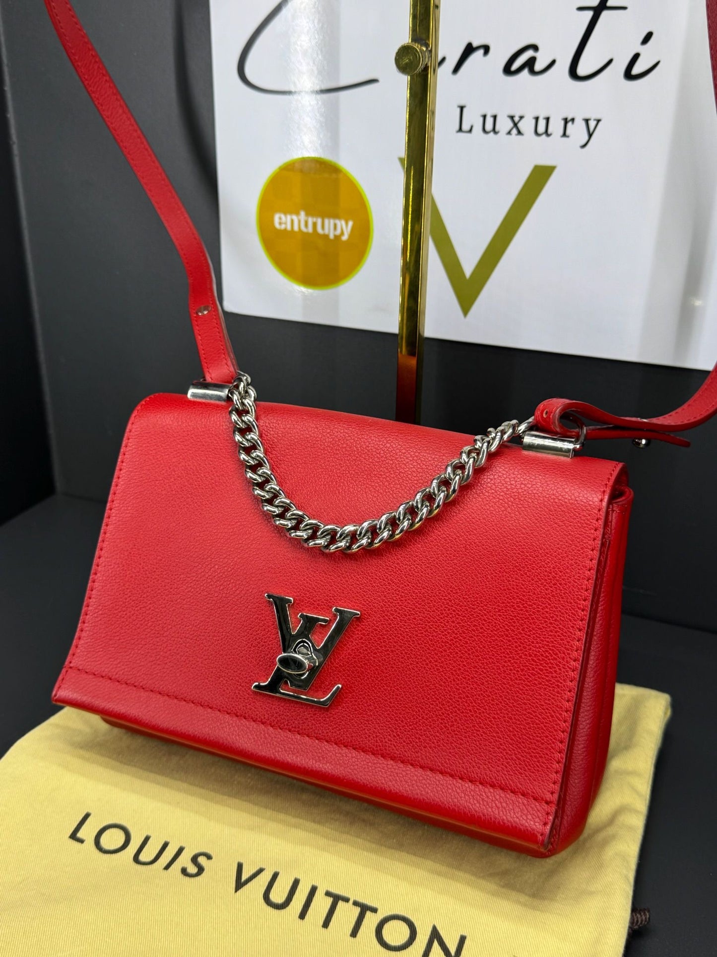 Borsa a spalla Louis Vuitton Lockme II