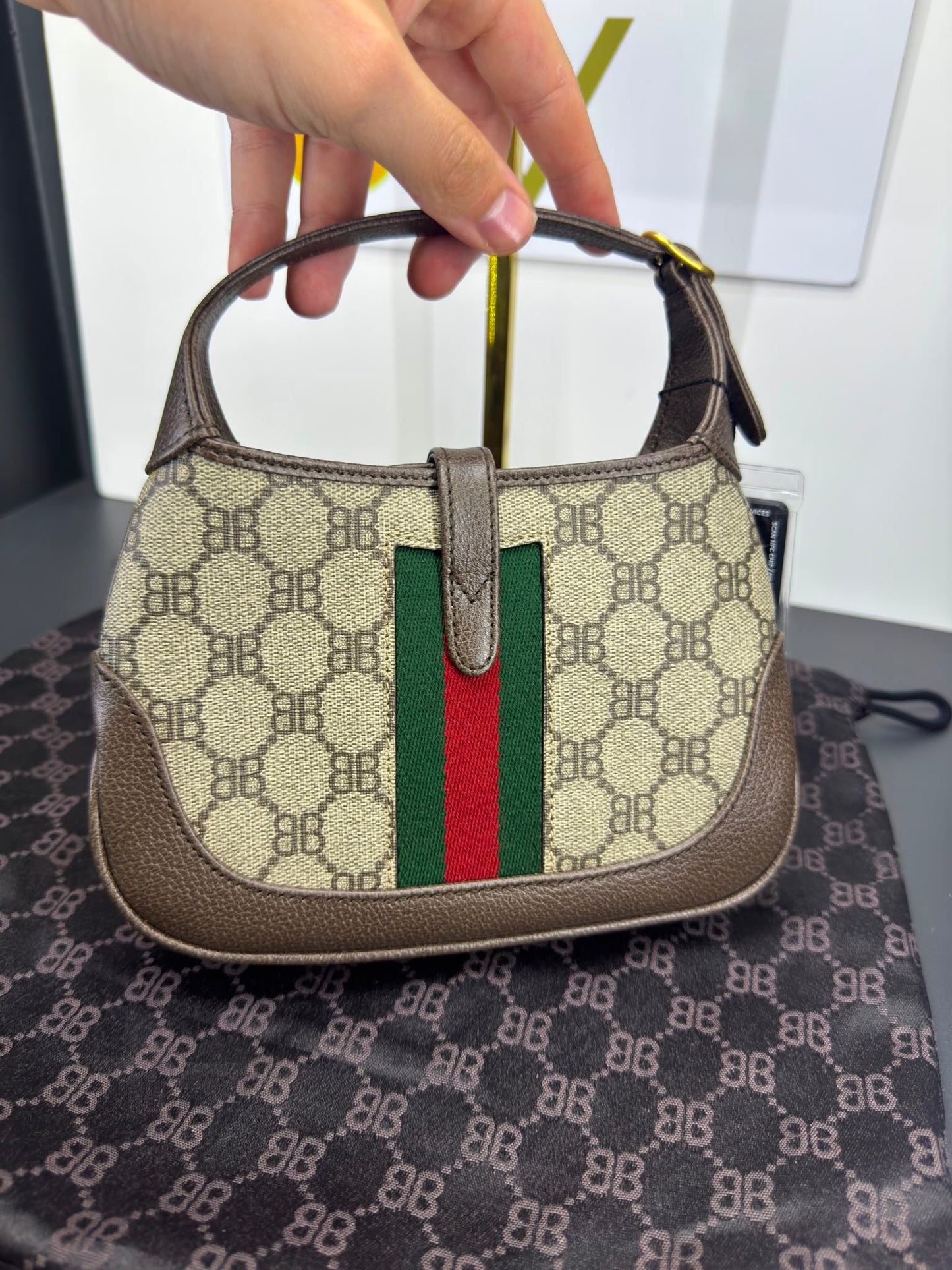 Gucci x Balenciaga "The Hacker Project" Jackie 1961 variante mini